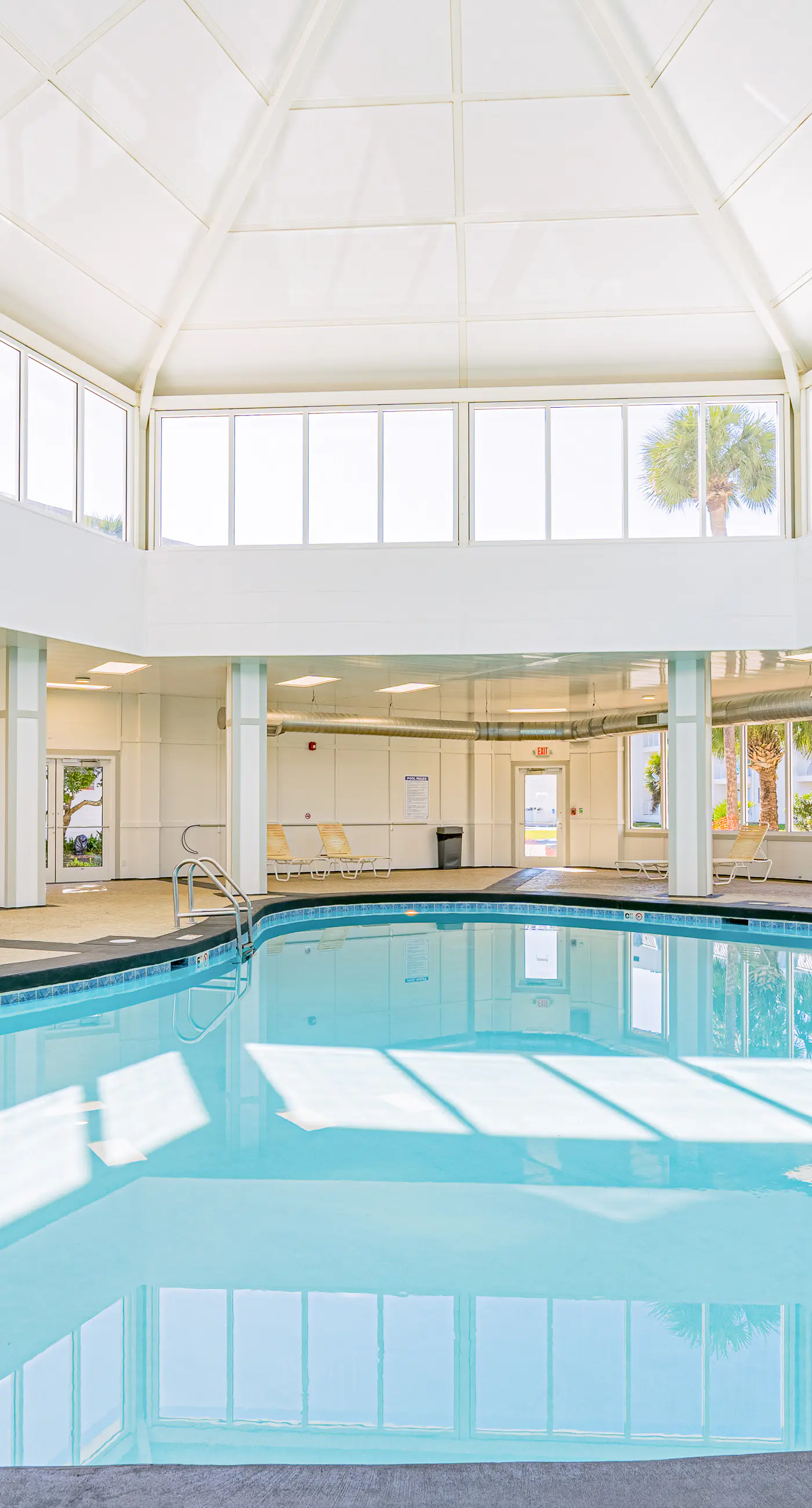 Waterfront getaway with beach view, shared pools & sports courts