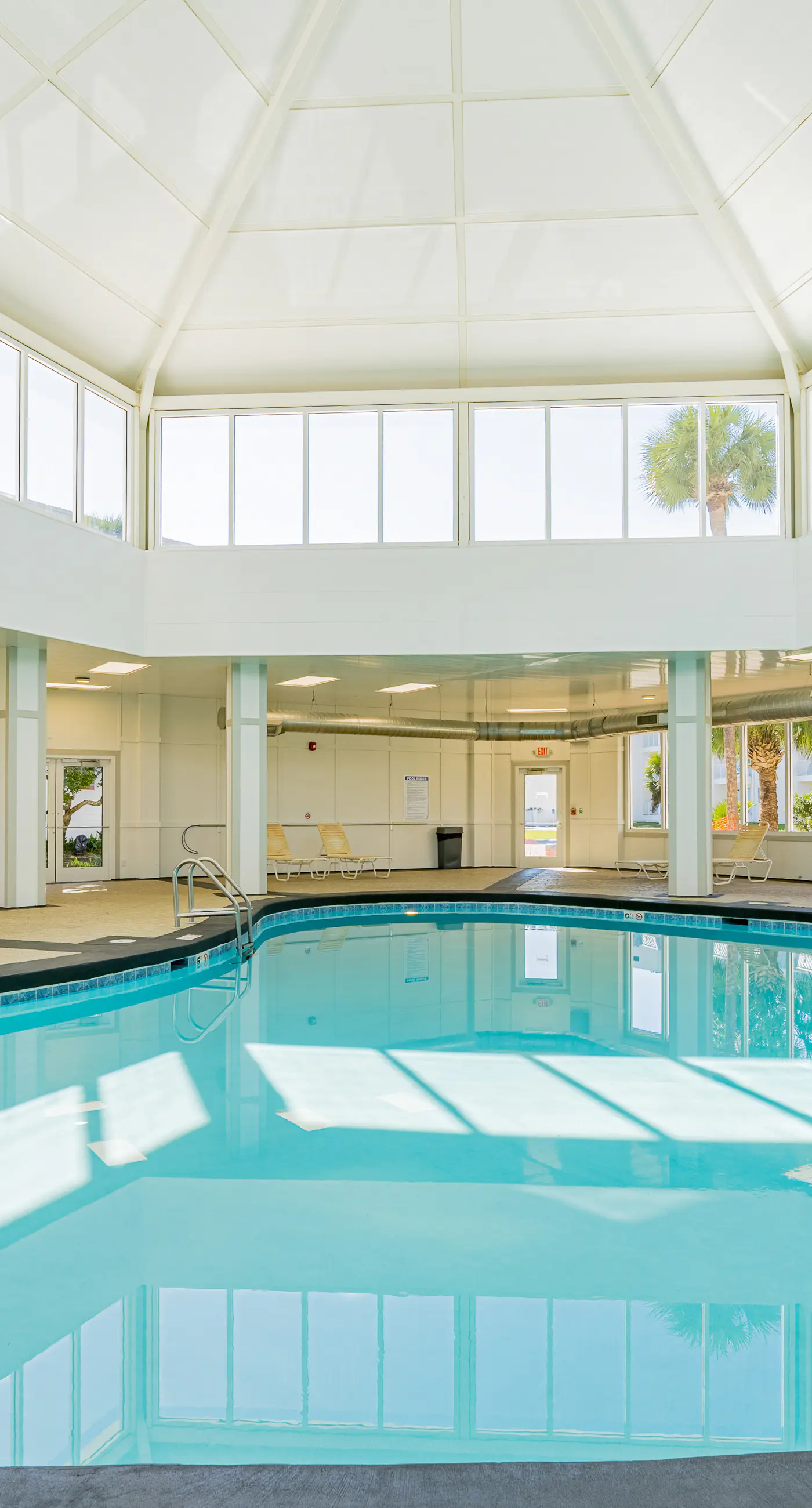 Beachfront condo with balcony, shared pool