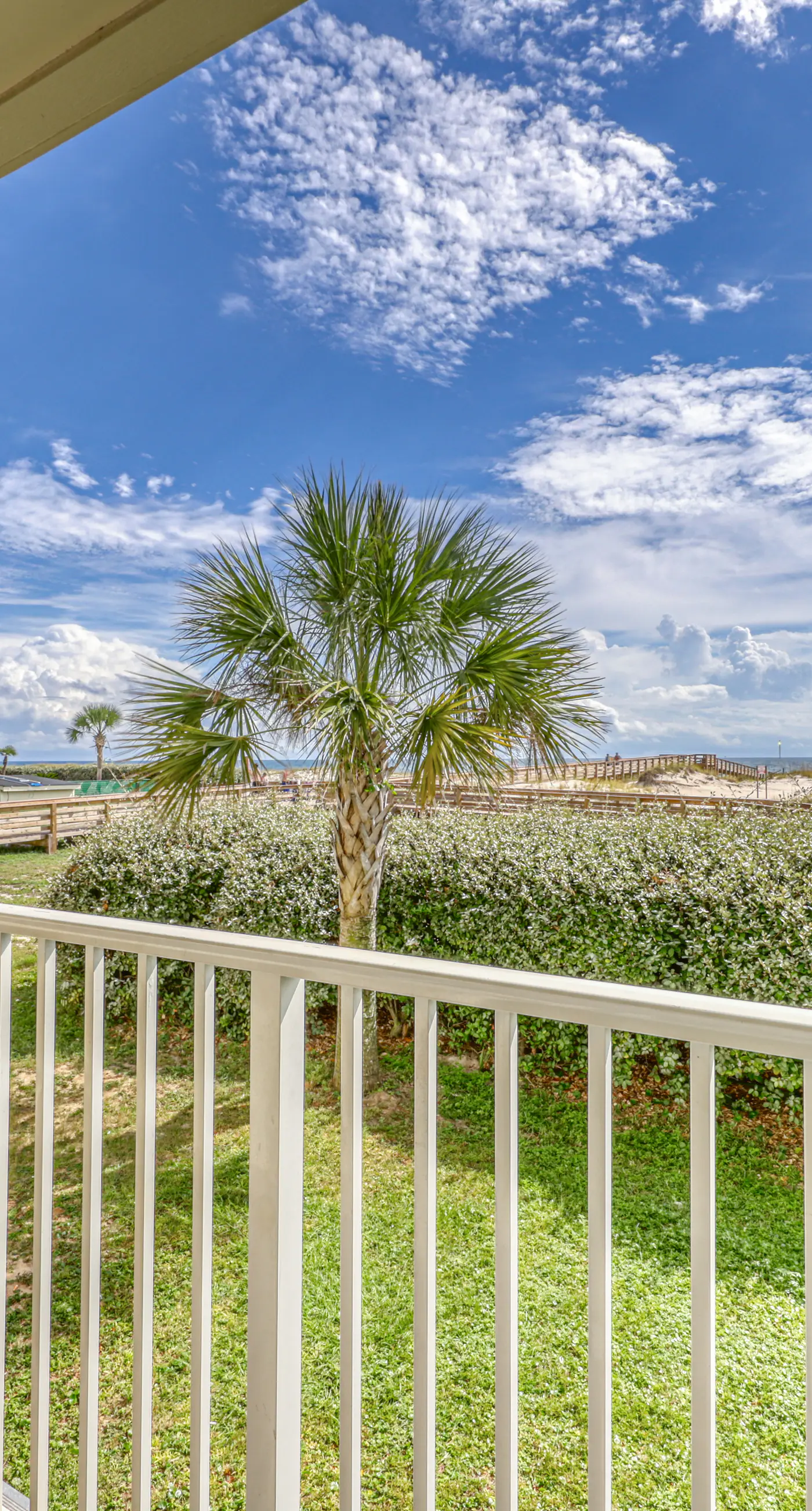 Waterfront condo with balcony and Gulf view plus shared pool