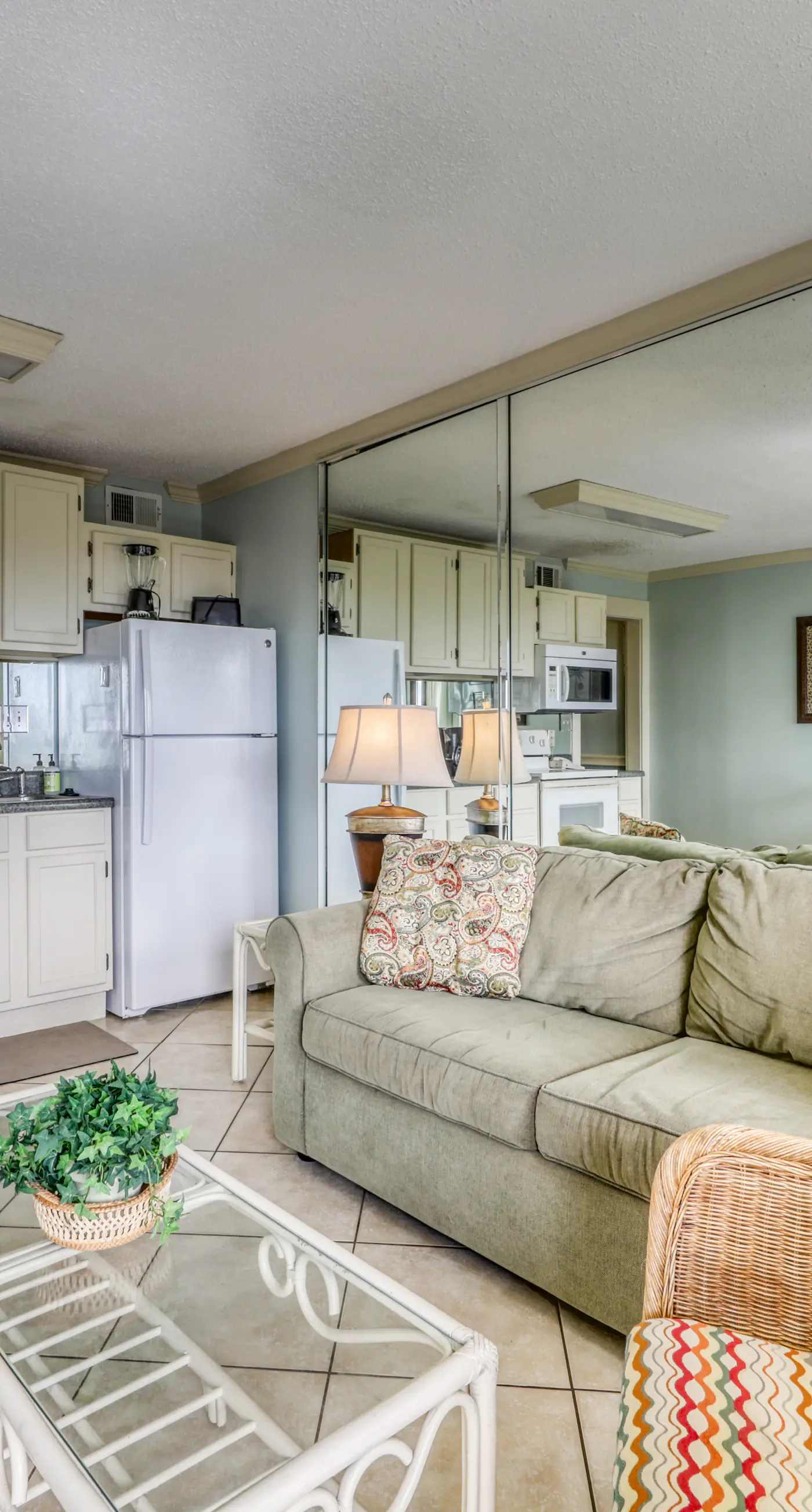 Waterfront condo with balcony and Gulf view plus shared pool