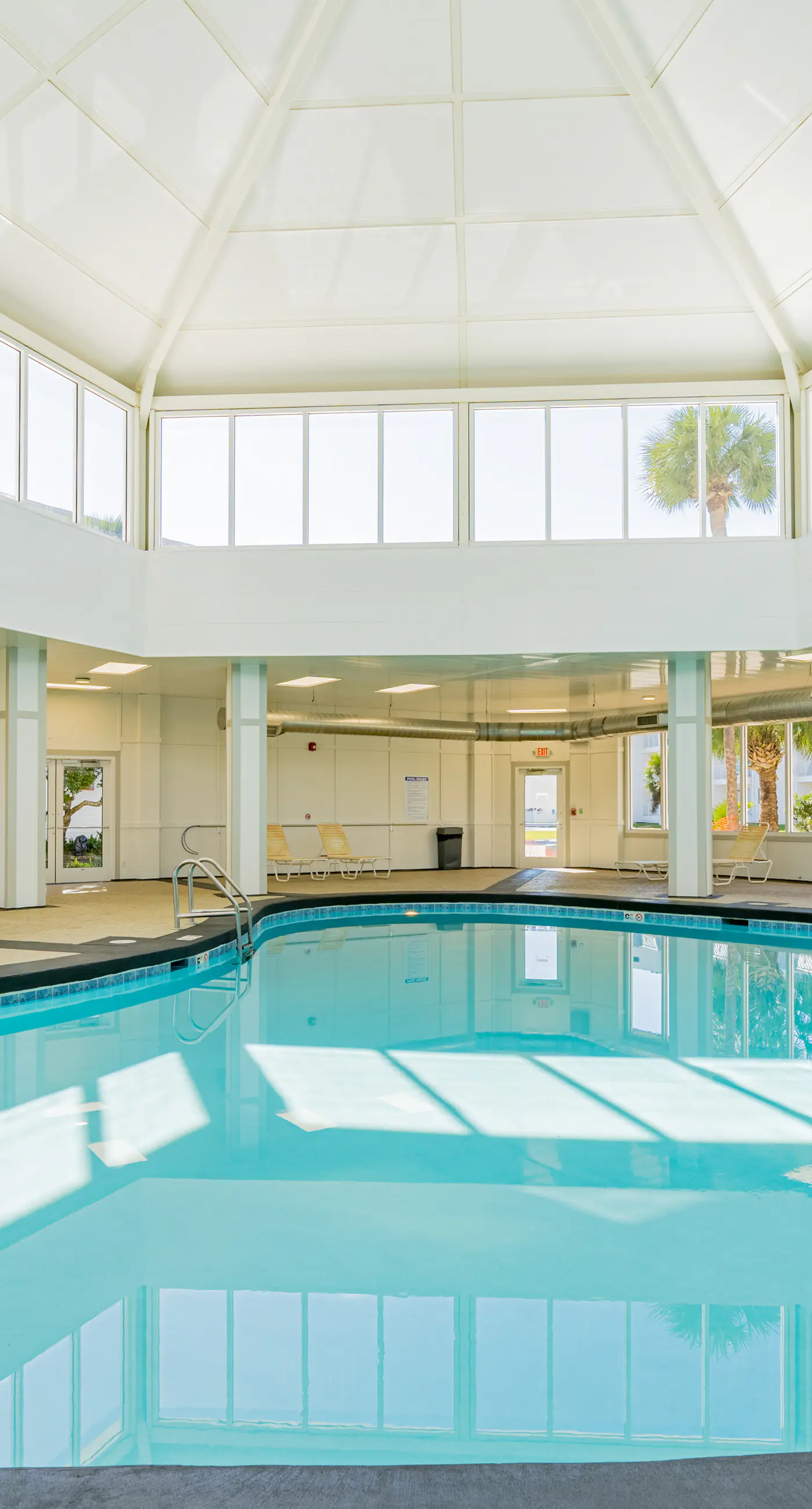 Waterfront condo with balcony and Gulf view plus shared pool