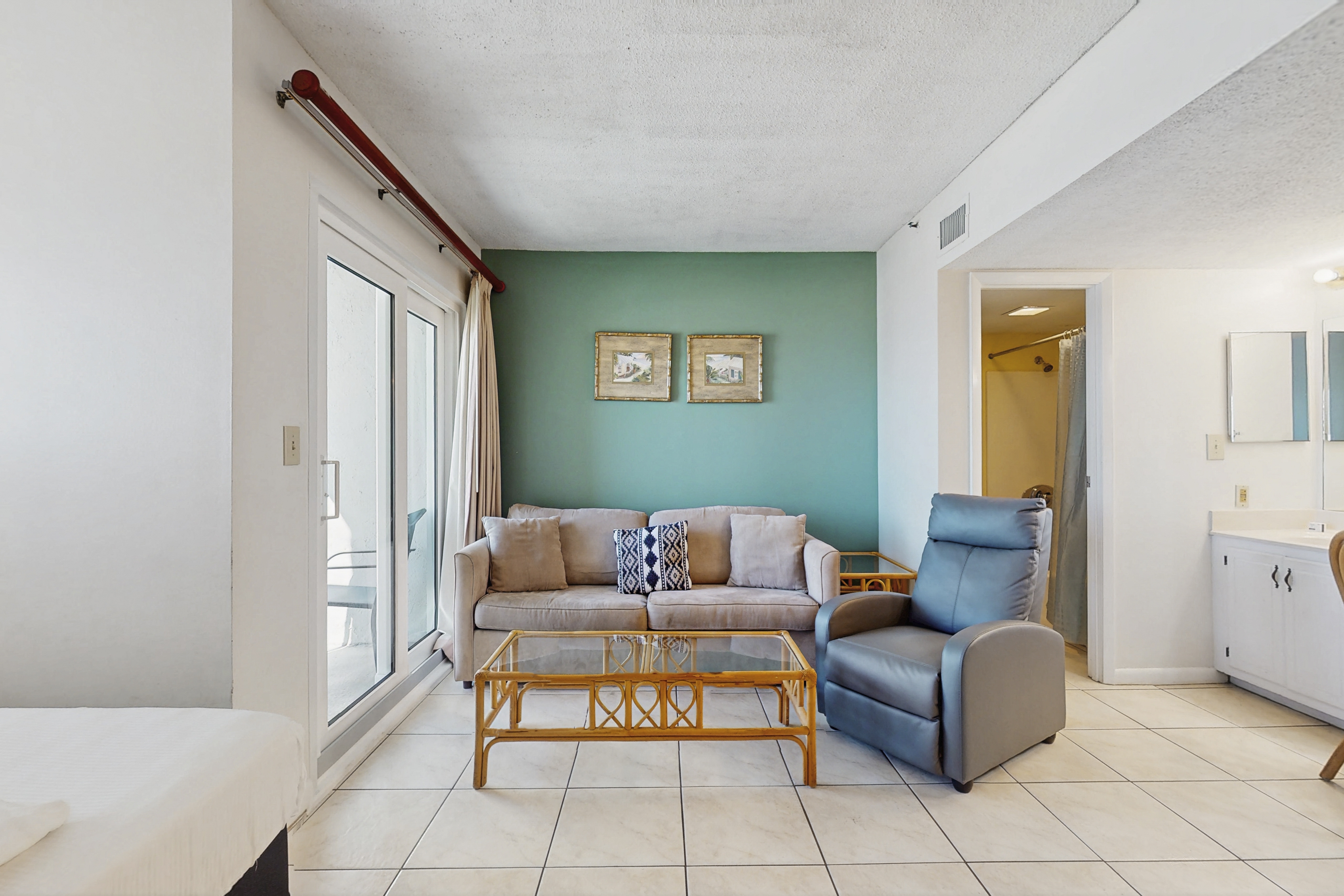 Contemporary beachside escape with gym, & pools