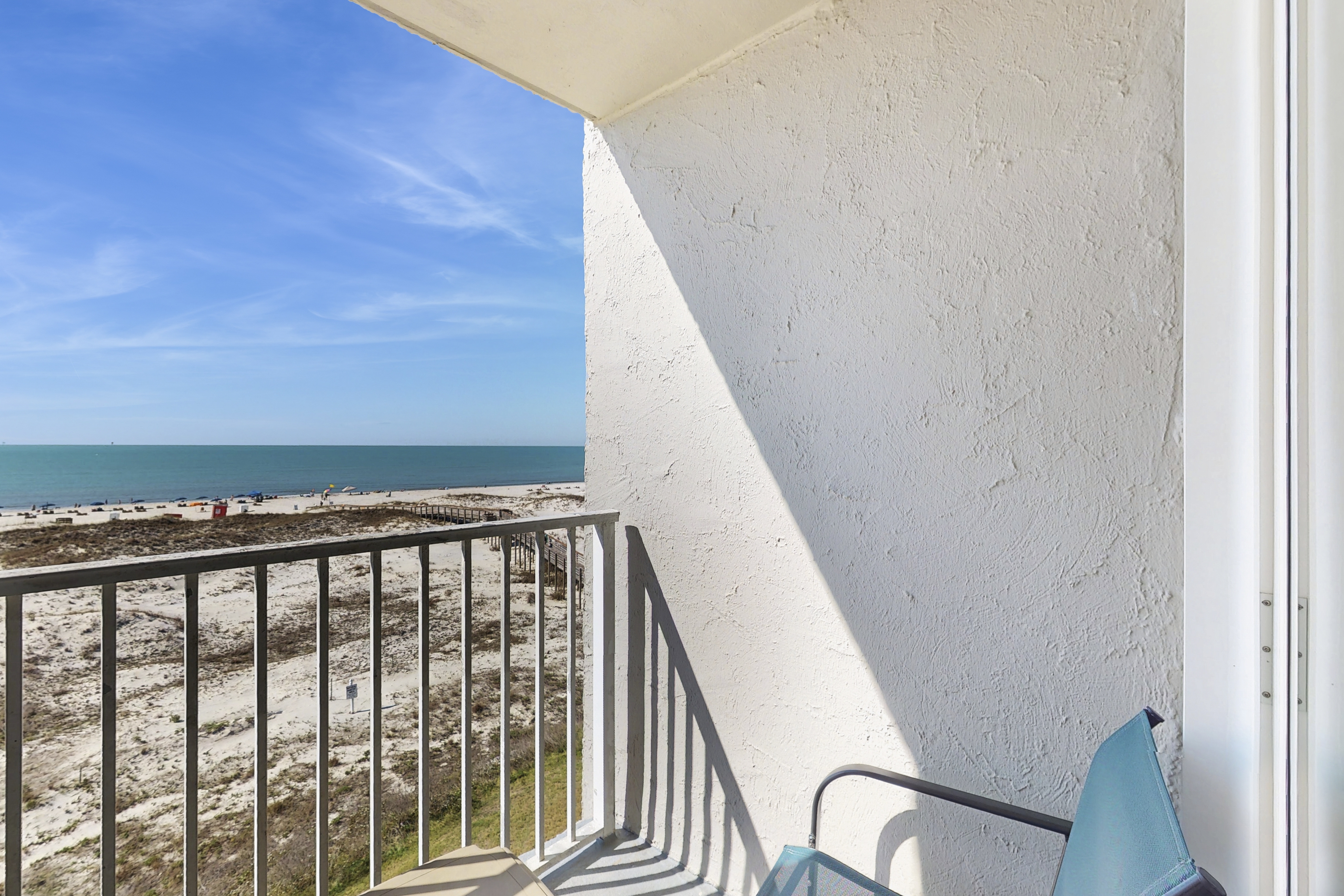 Contemporary beachside escape with gym, & pools