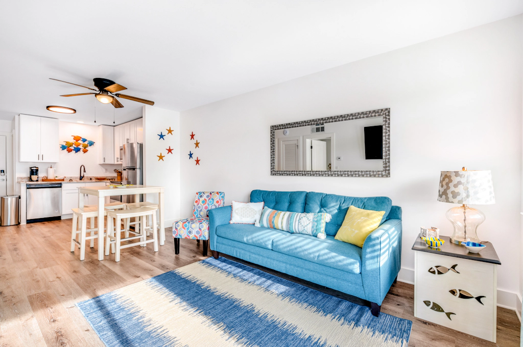 Condo near the beach with shared, heated pool and tennis