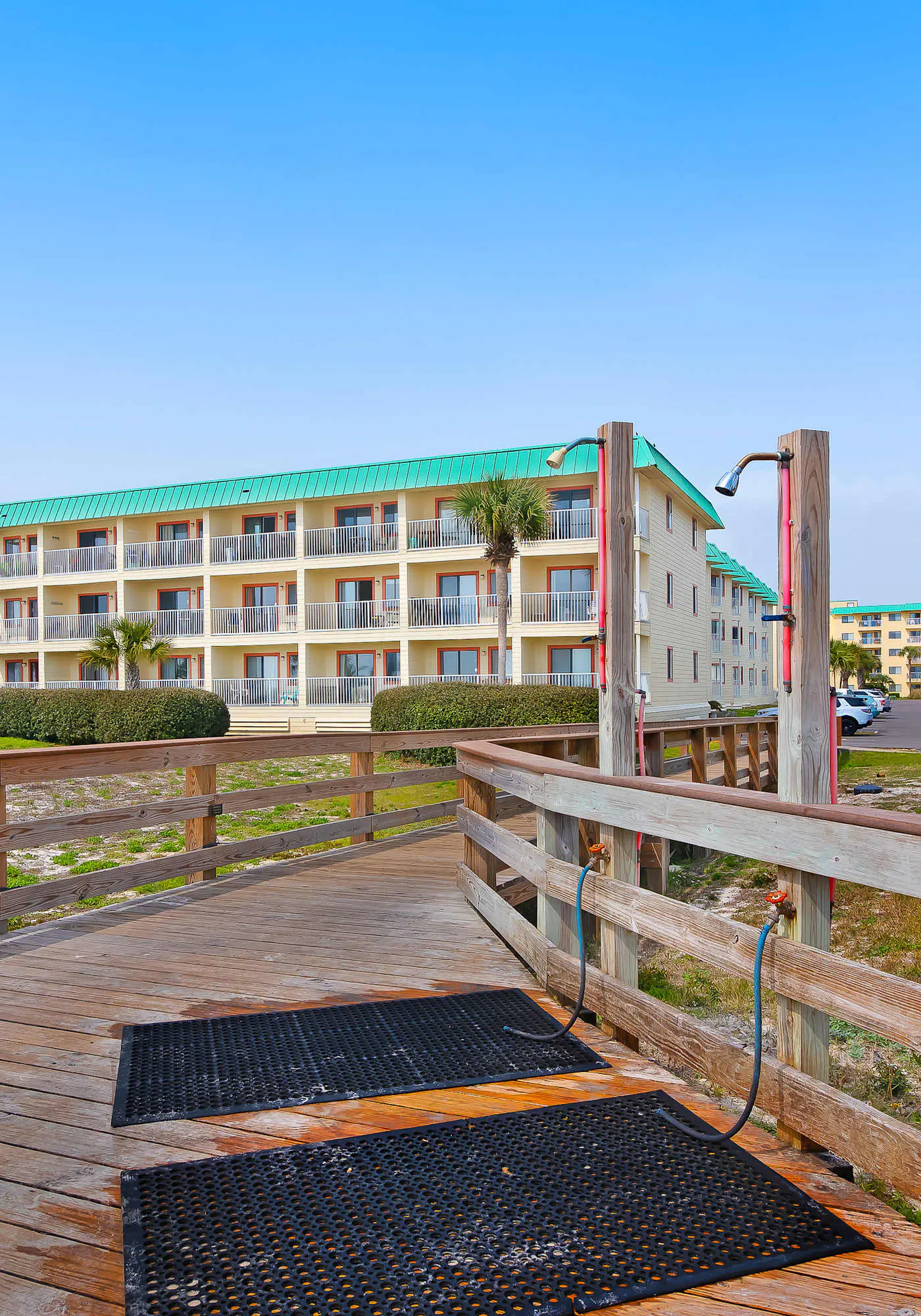 Condo near the beach with shared, heated pool and tennis