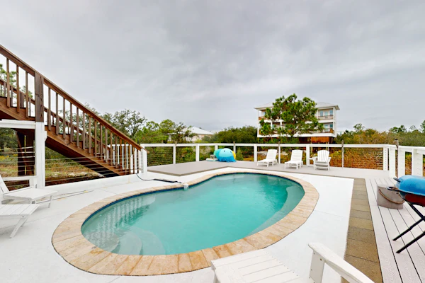 Newly-Built Coastal Oasis with Ocean Views, Deck, Central AC, & WiFi