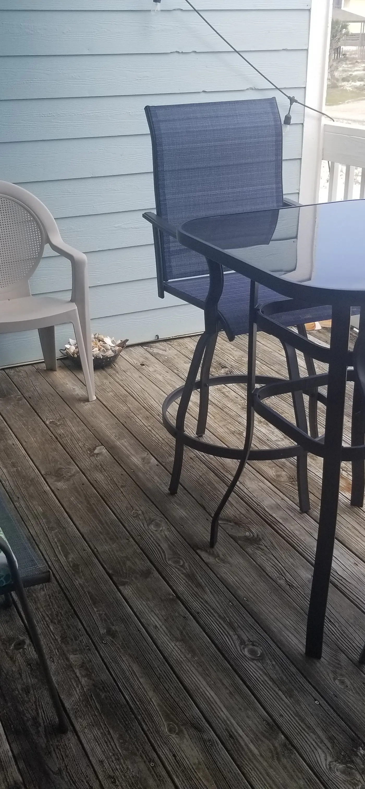 Dog-friendly townhome with Gulf views, balconies, pool, W/D, & AC - snowbirds OK