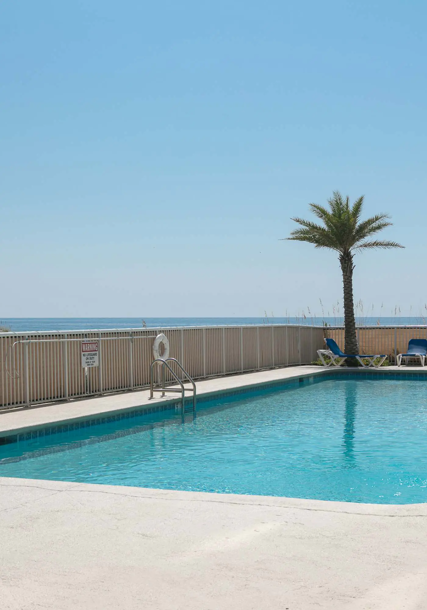 Gulf front condo with community outdoor and indoor pools, hot tub, and sauna
