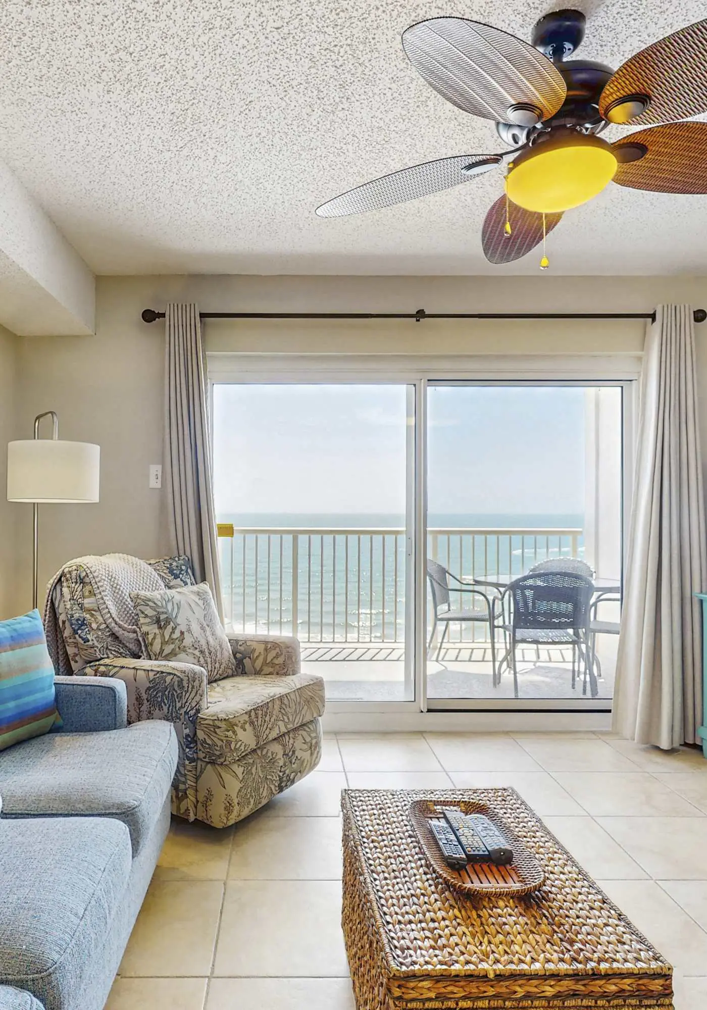 Gulf front condo with community outdoor and indoor pools, hot tub, and sauna