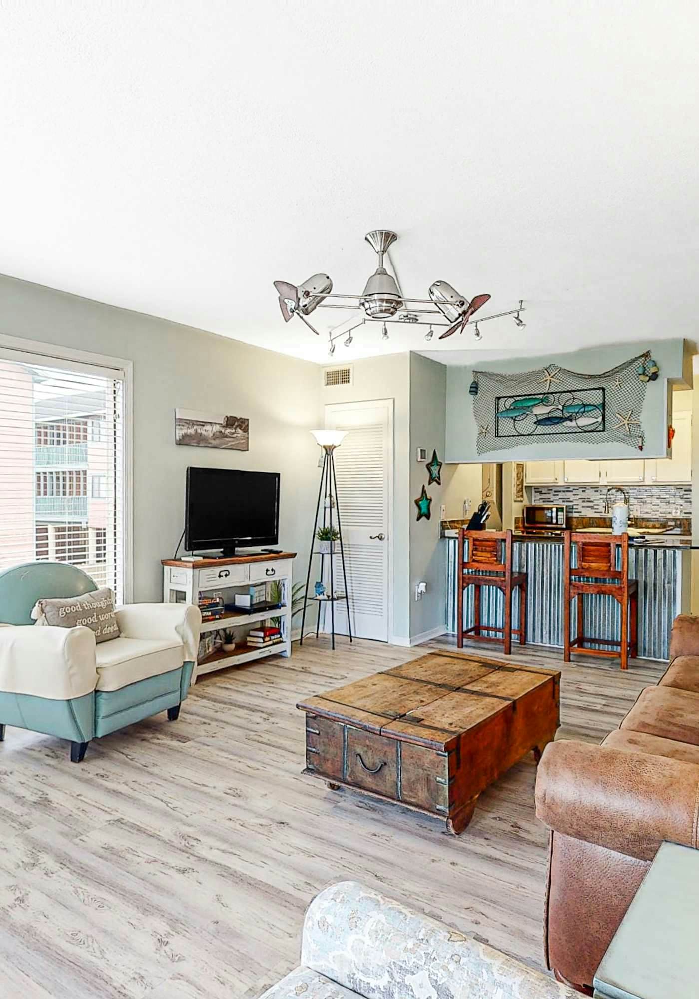 Centrally Located Oasis | Pool & Covered Balcony | Walk 1 Block to Beach