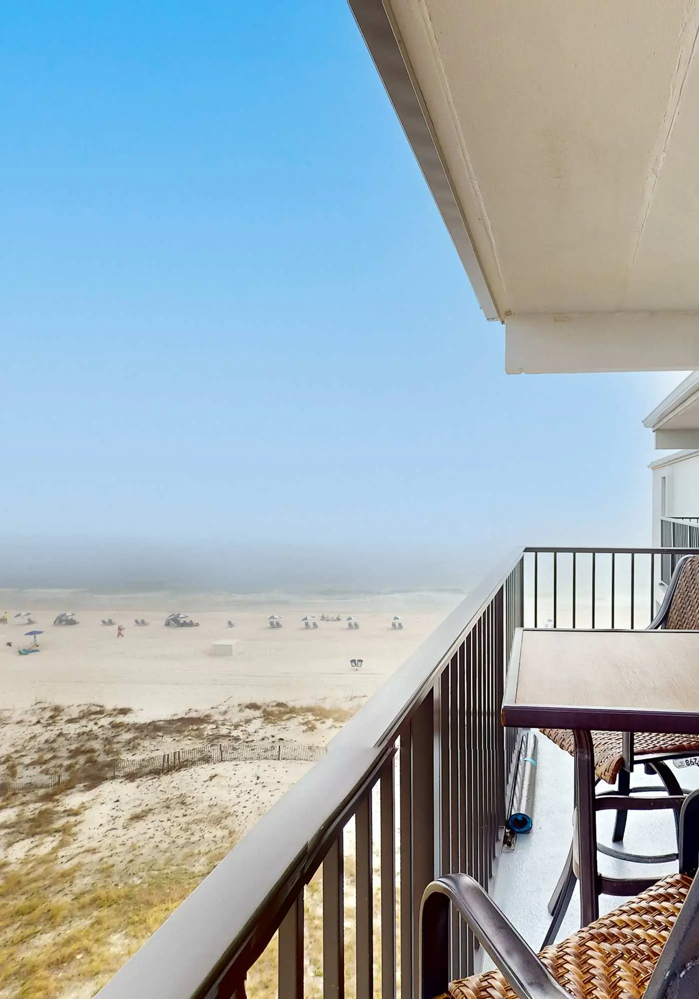 6th-floor condo with pool, central A/C, free WiFi, balcony, & views