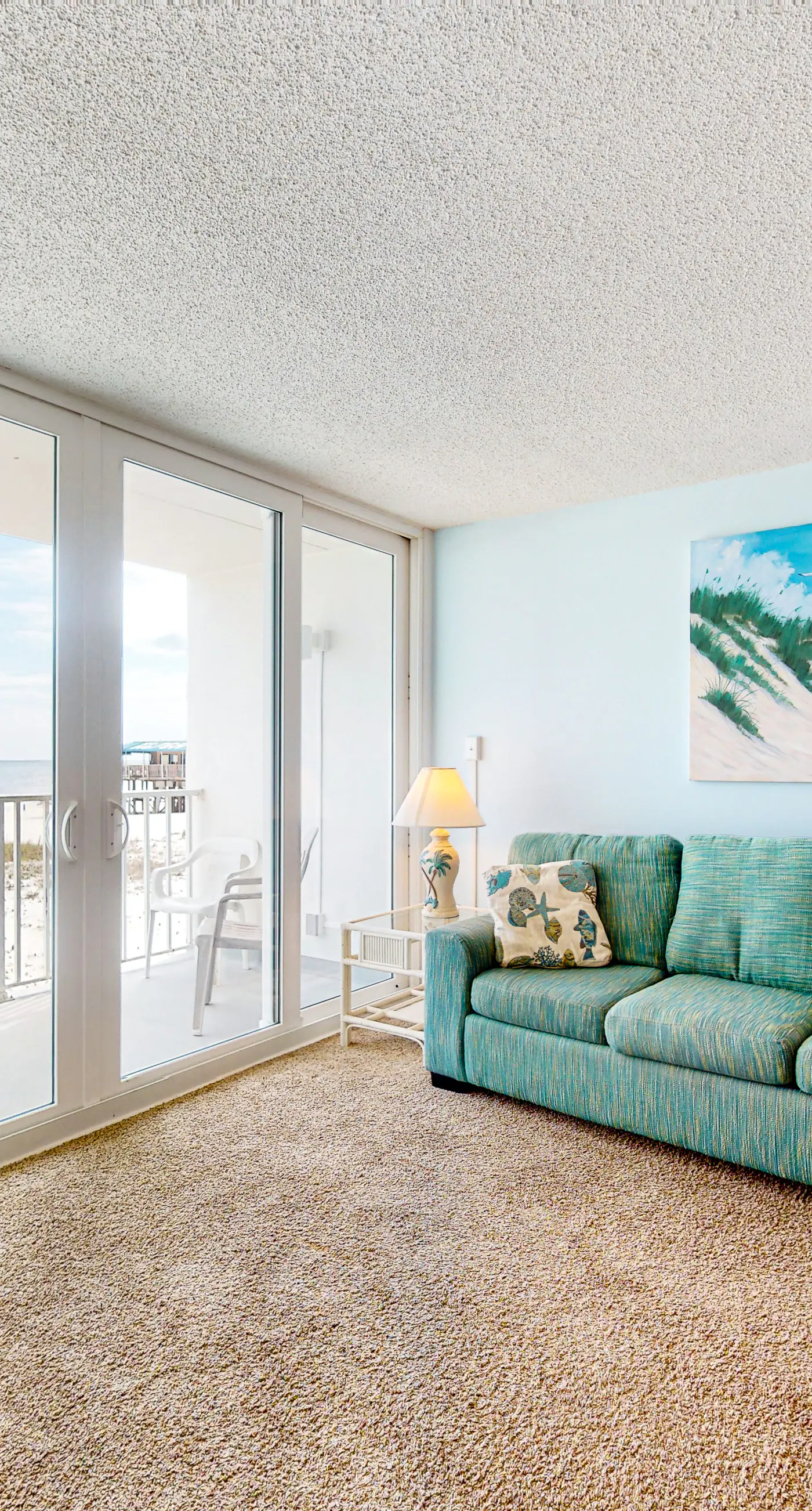 Beachfront Condo with Shared Outdoor Pool, Central AC, Private Balcony, Views, & WiFi