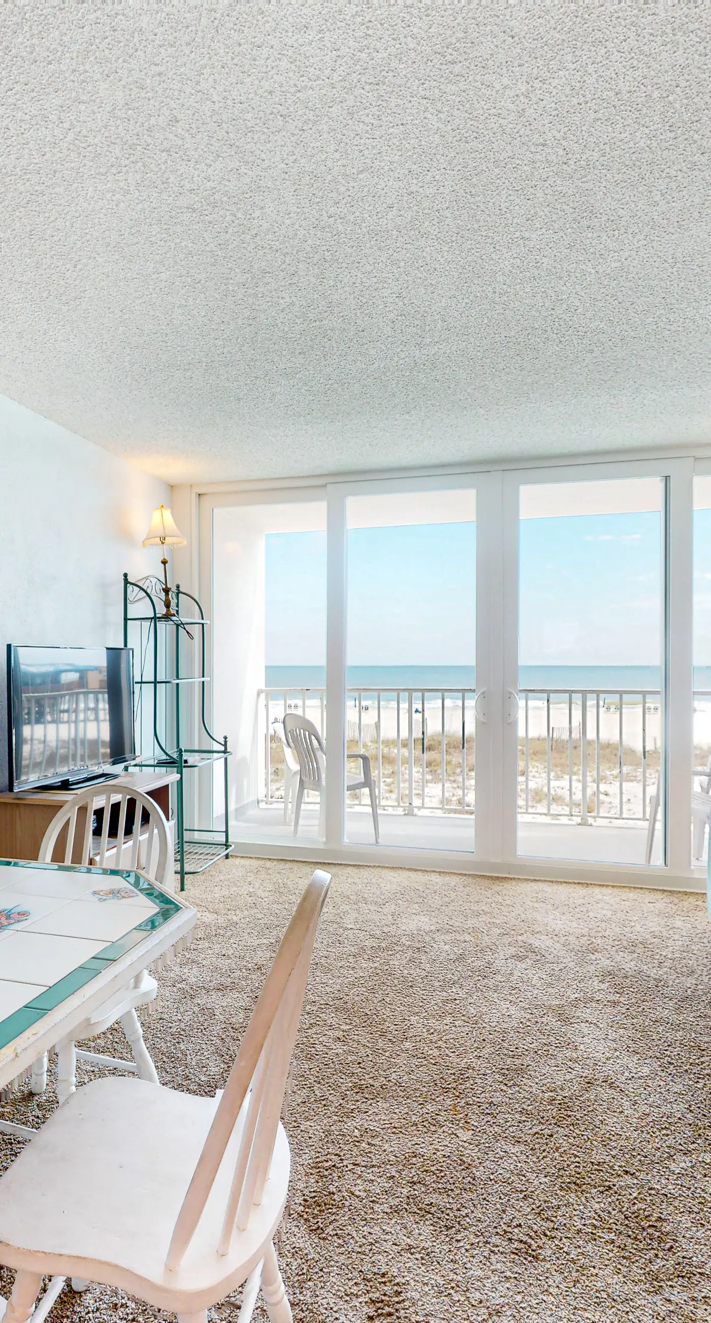 Beachfront Condo with Shared Outdoor Pool, Central AC, Private Balcony, Views, & WiFi