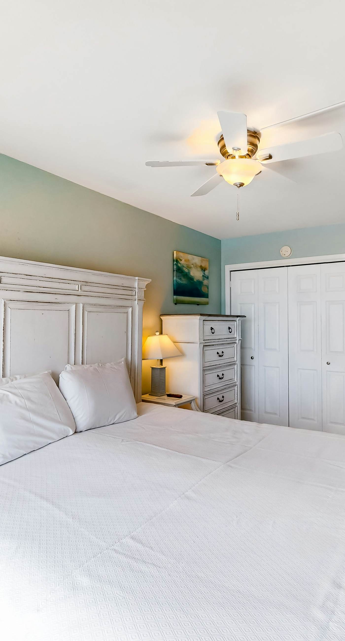 Gulf-front condo with balcony, pool, central AC, & grill