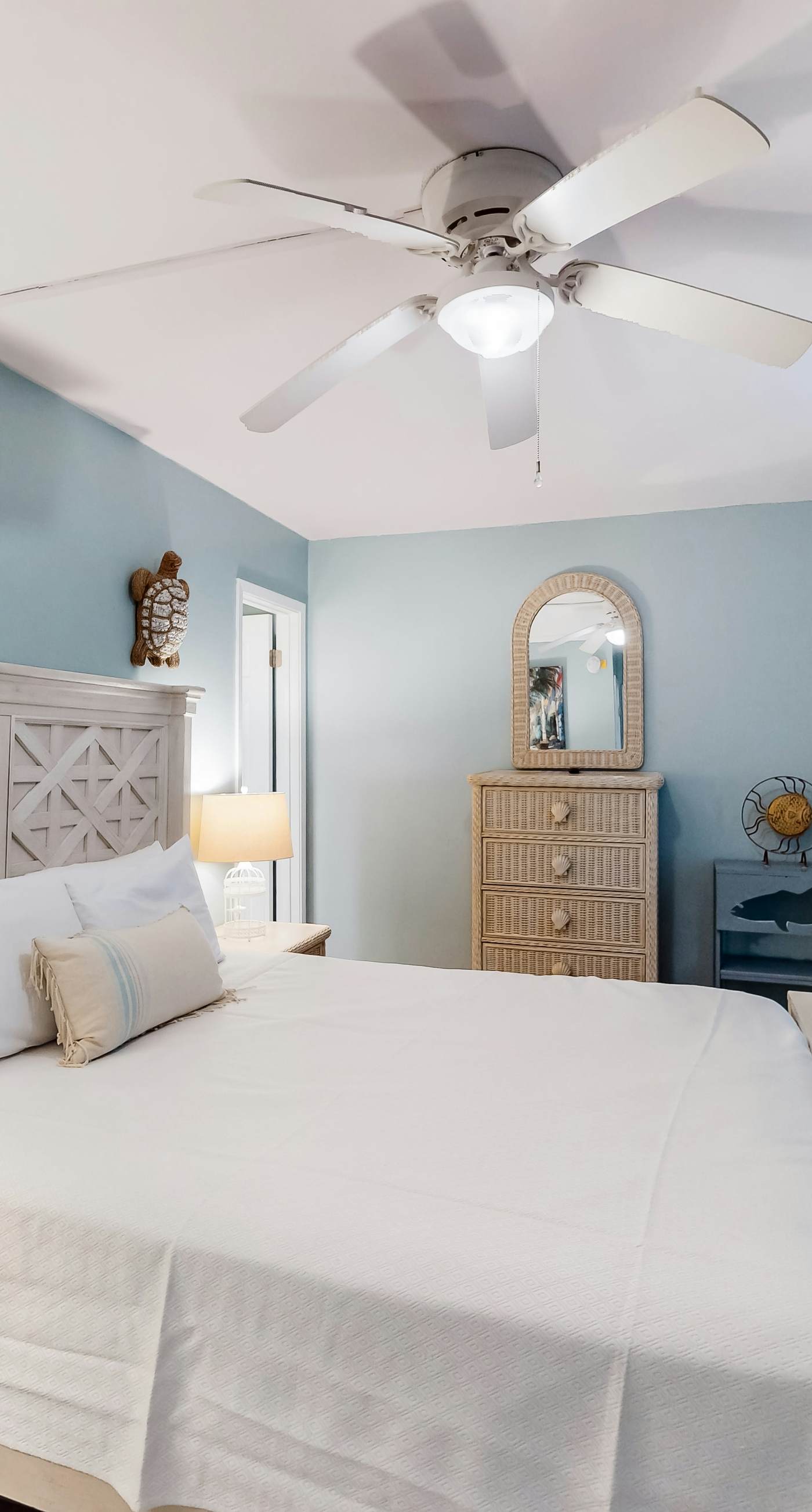 Gulf-front condo with balcony, pool, central AC, & grill