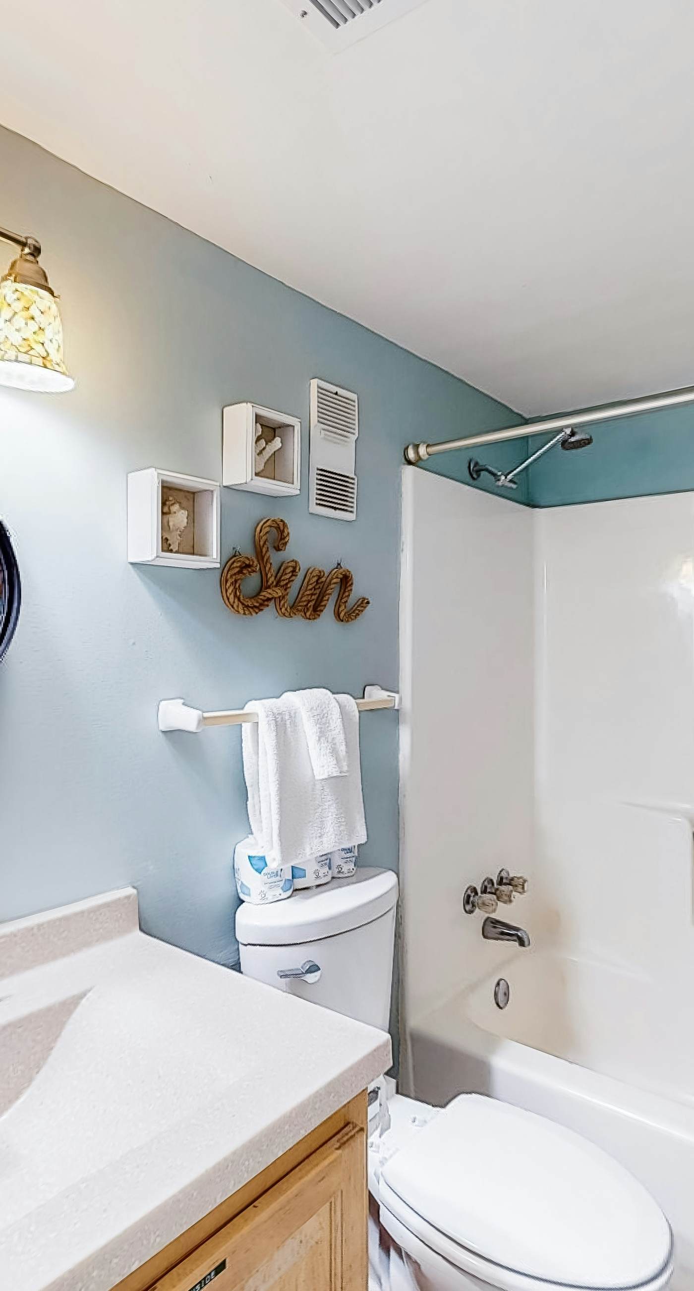 Gulf-front condo with balcony, pool, central AC, & grill