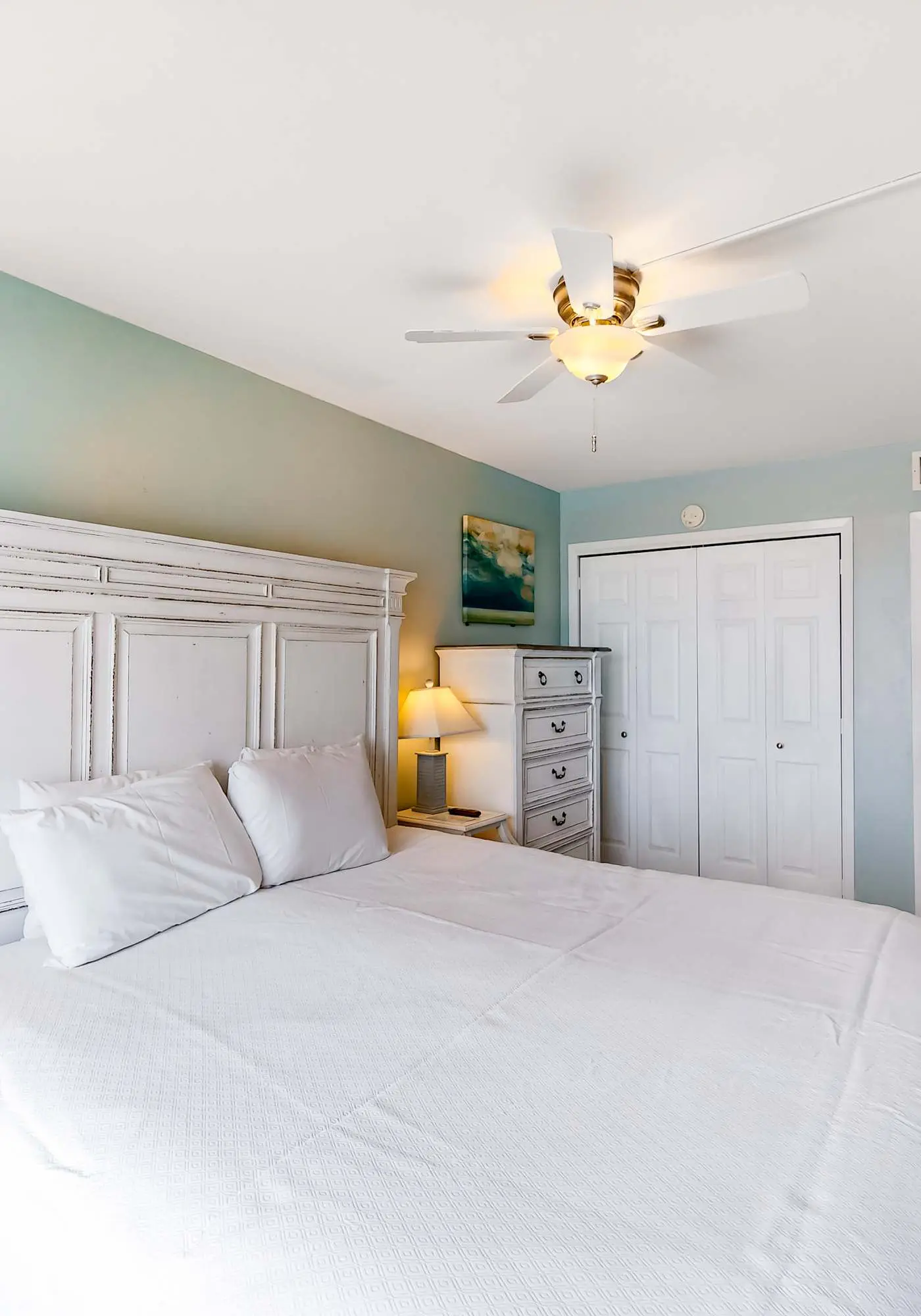 Gulf-front condo with balcony, pool, central AC, & grill