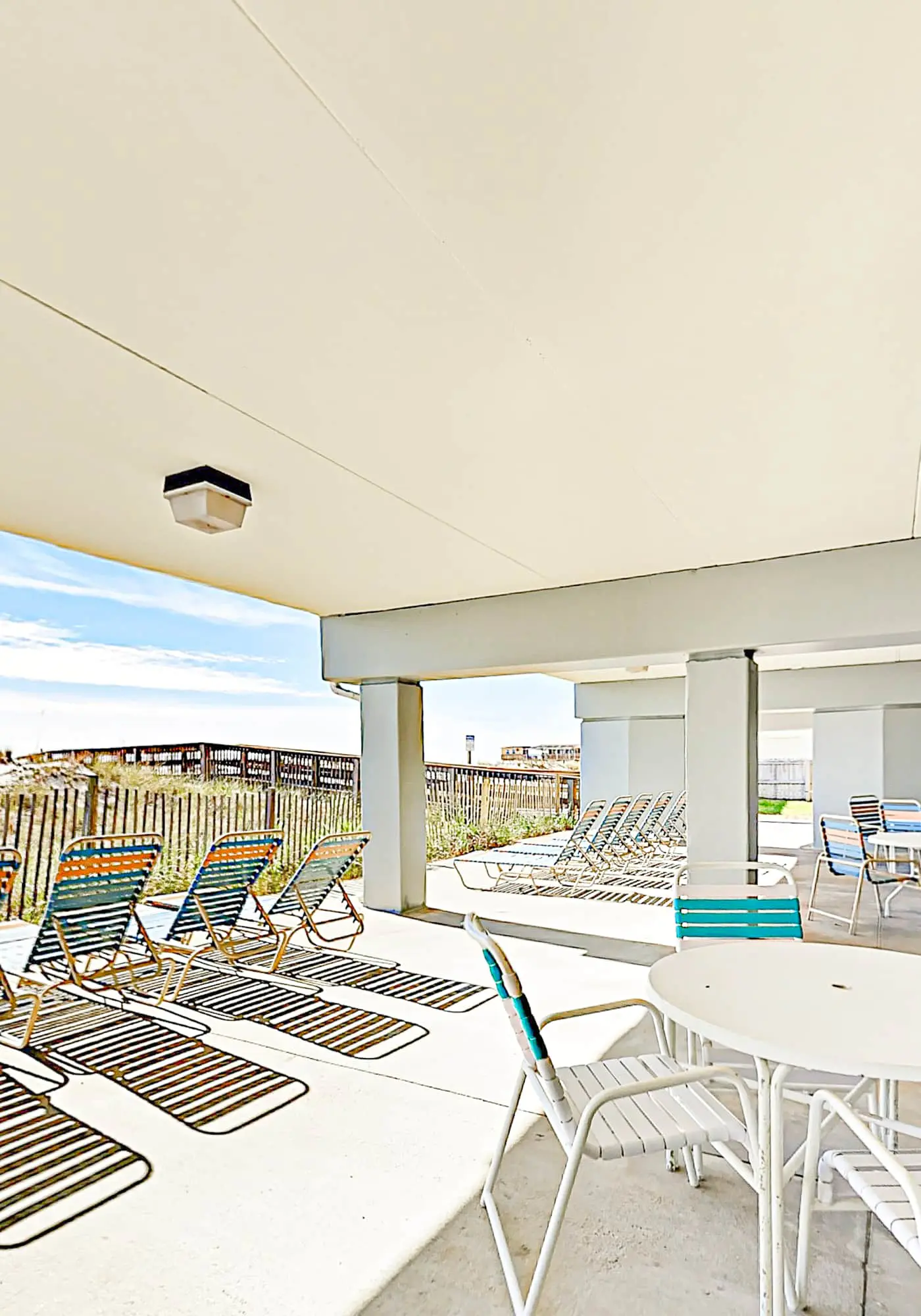 Gulf-front condo with balcony, pool, central AC, & grill