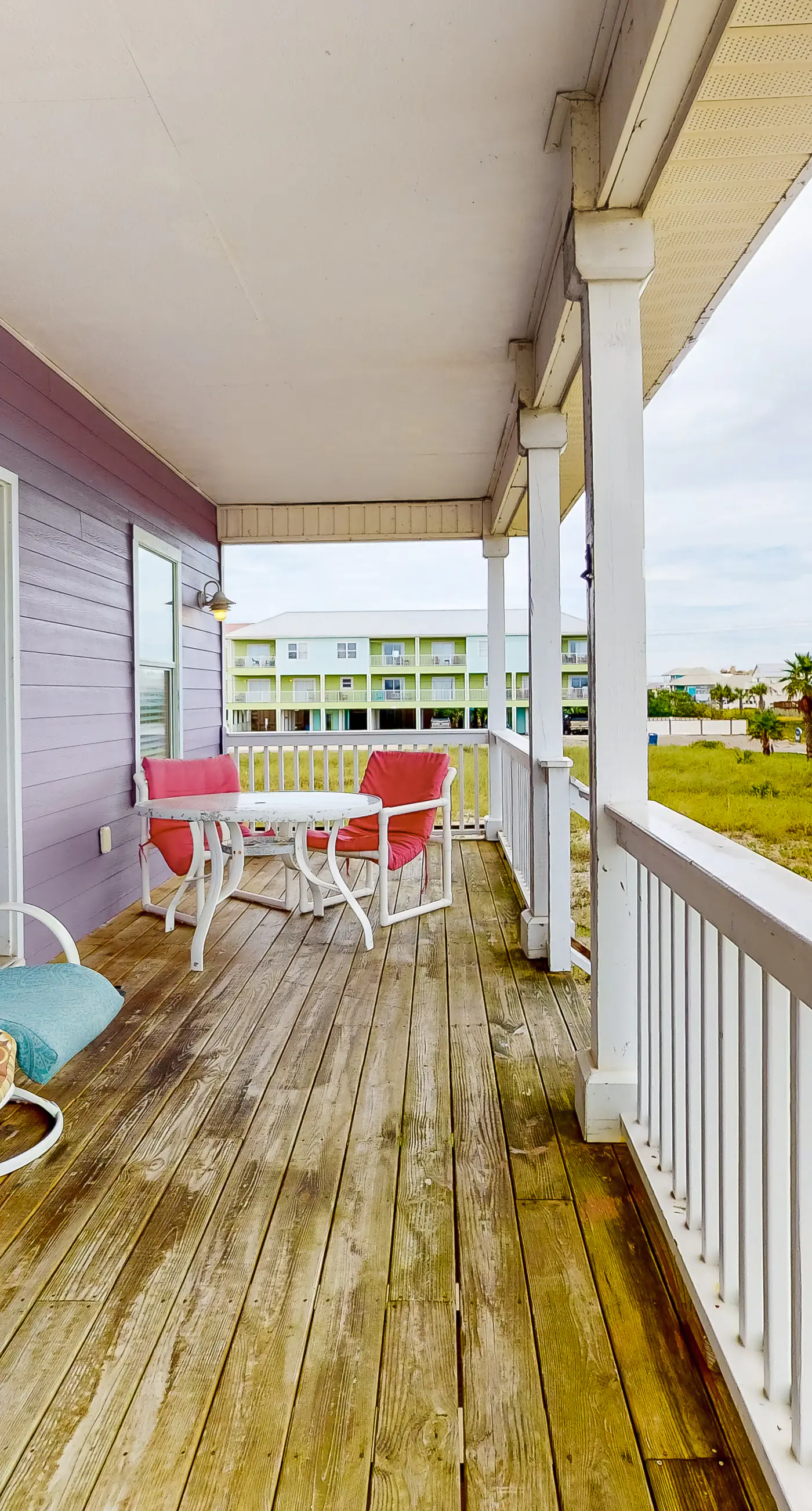 Colorful Duplex Apartment with Porch, WiFi & Central AC - Walk to the Beach