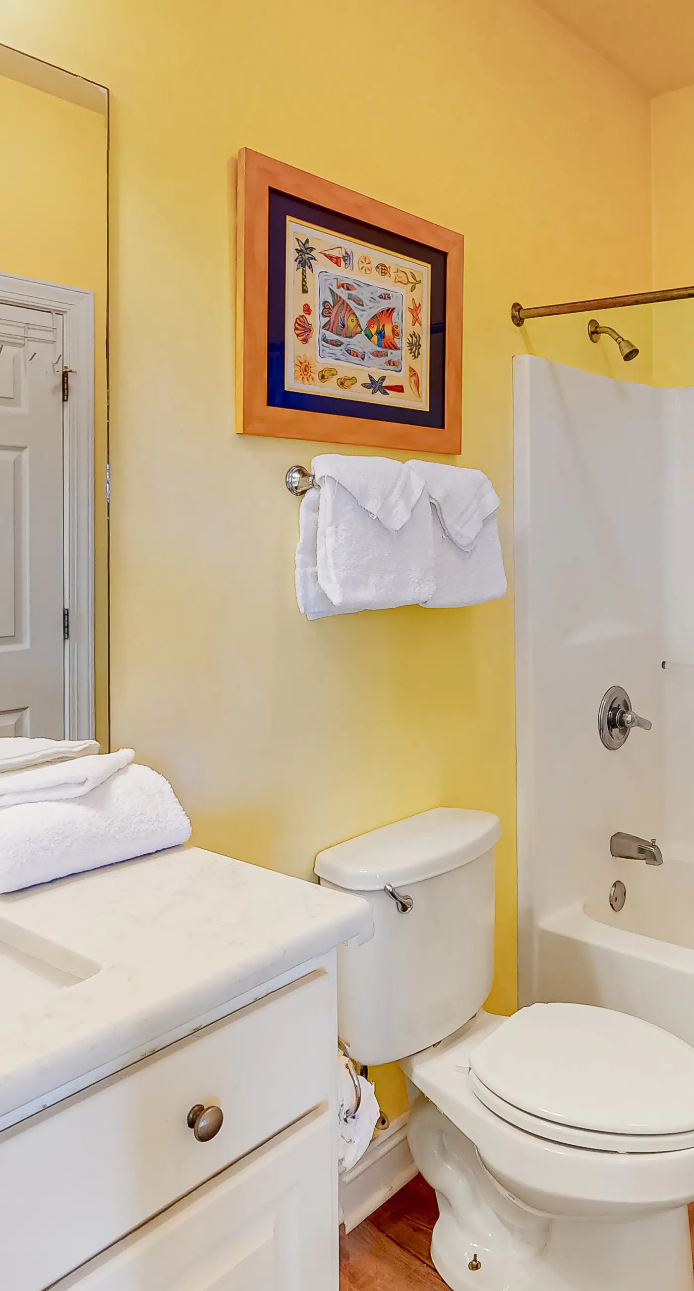 Colorful Duplex Apartment with Porch, WiFi & Central AC - Walk to the Beach