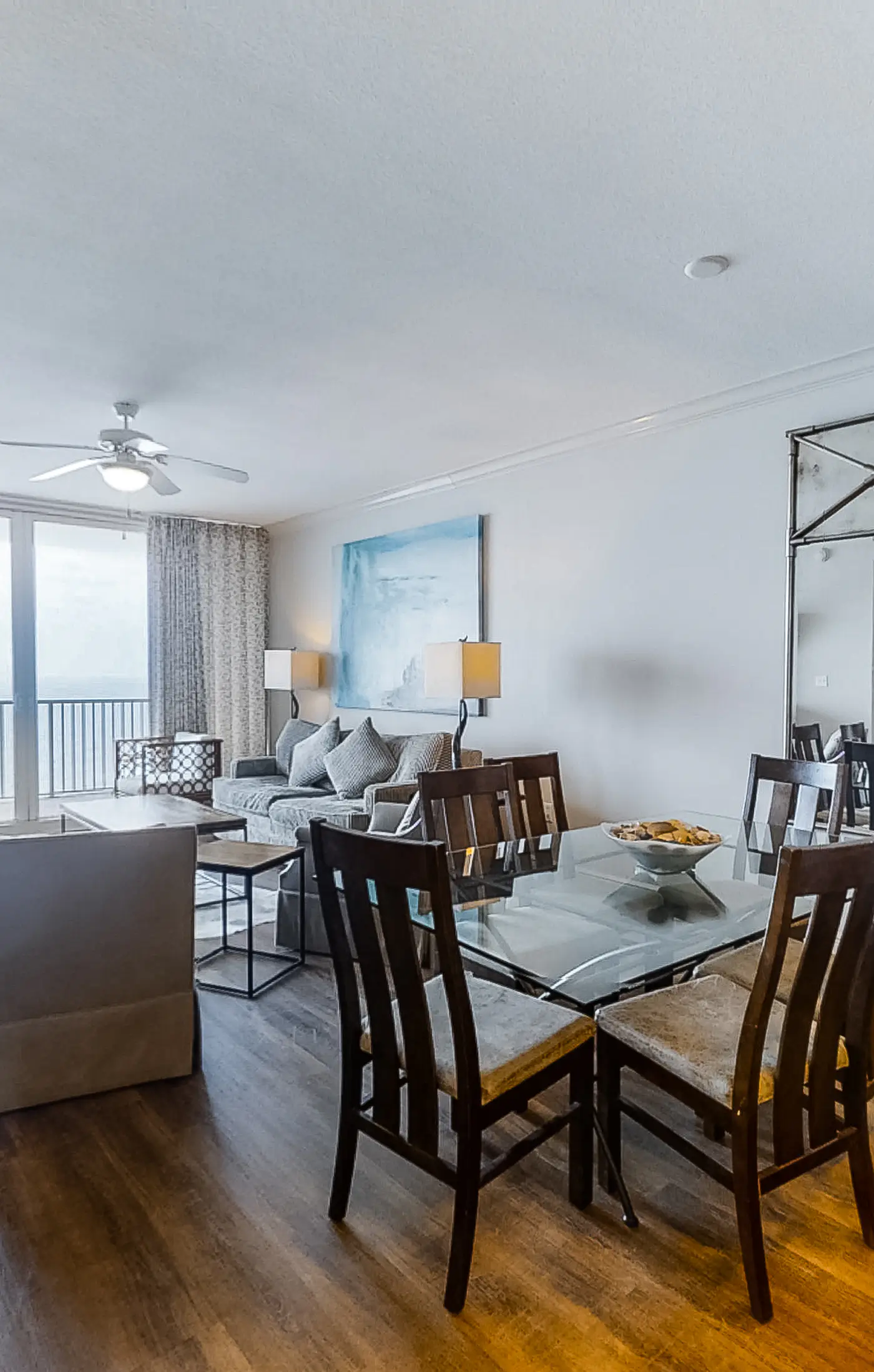 Gulf-front condo with pool, sauna, washer dryer, central AC, & gym