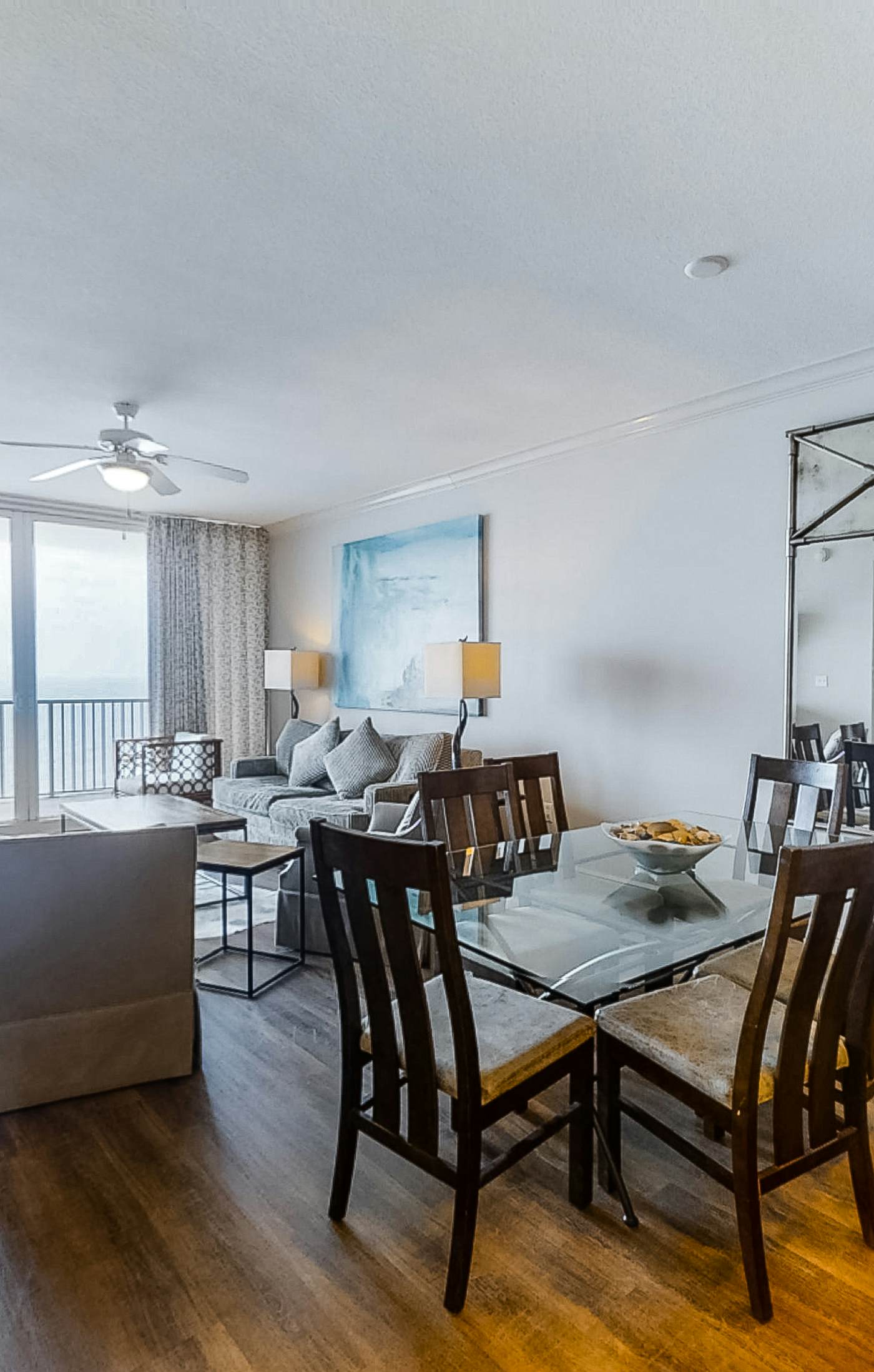 Gulf-front condo with pool, sauna, washer dryer, central AC, & gym