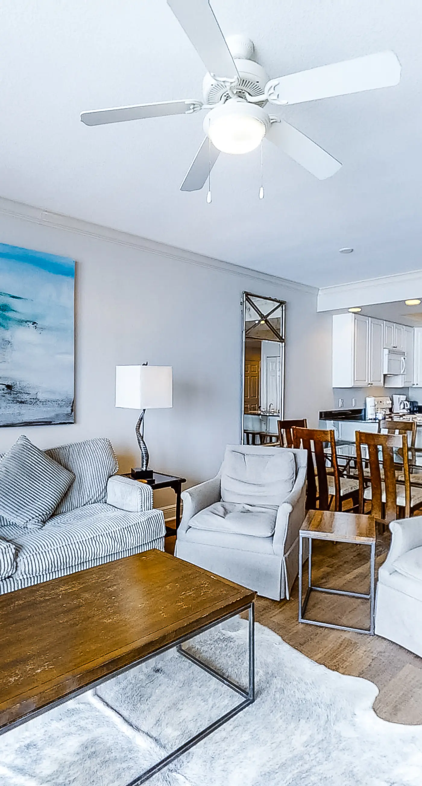 Gulf-front condo with pool, sauna, washer dryer, central AC, & gym