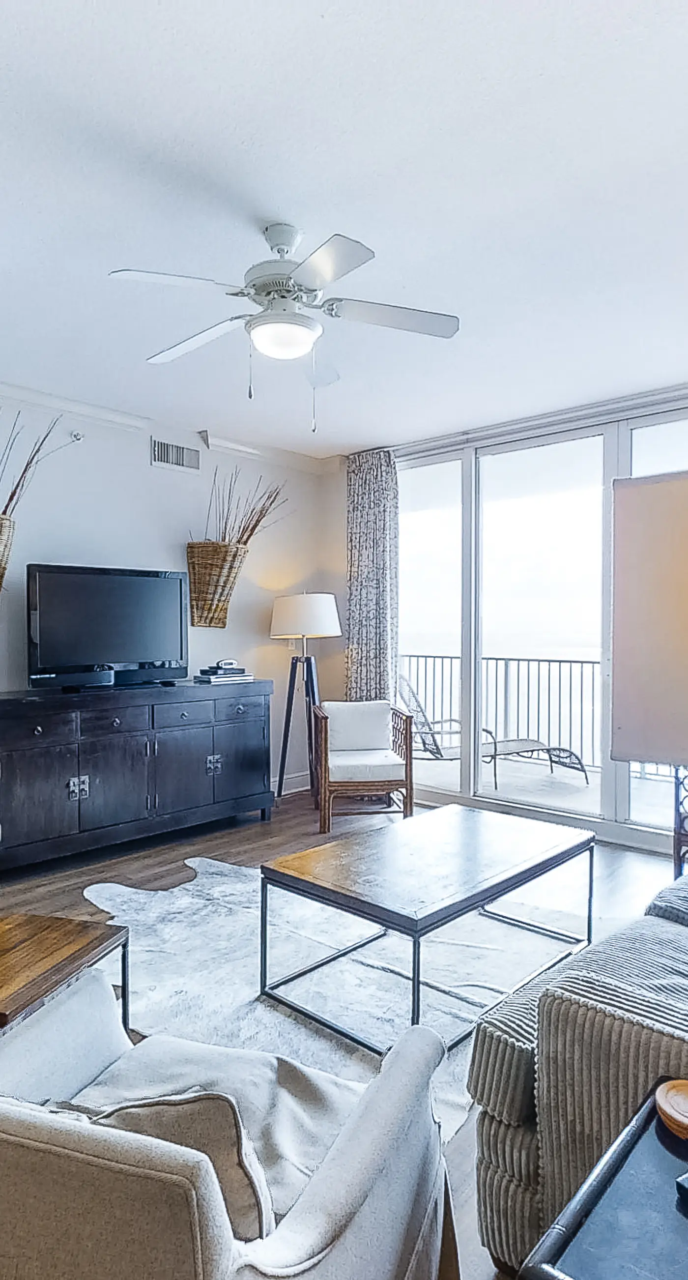 Gulf-front condo with pool, sauna, washer dryer, central AC, & gym