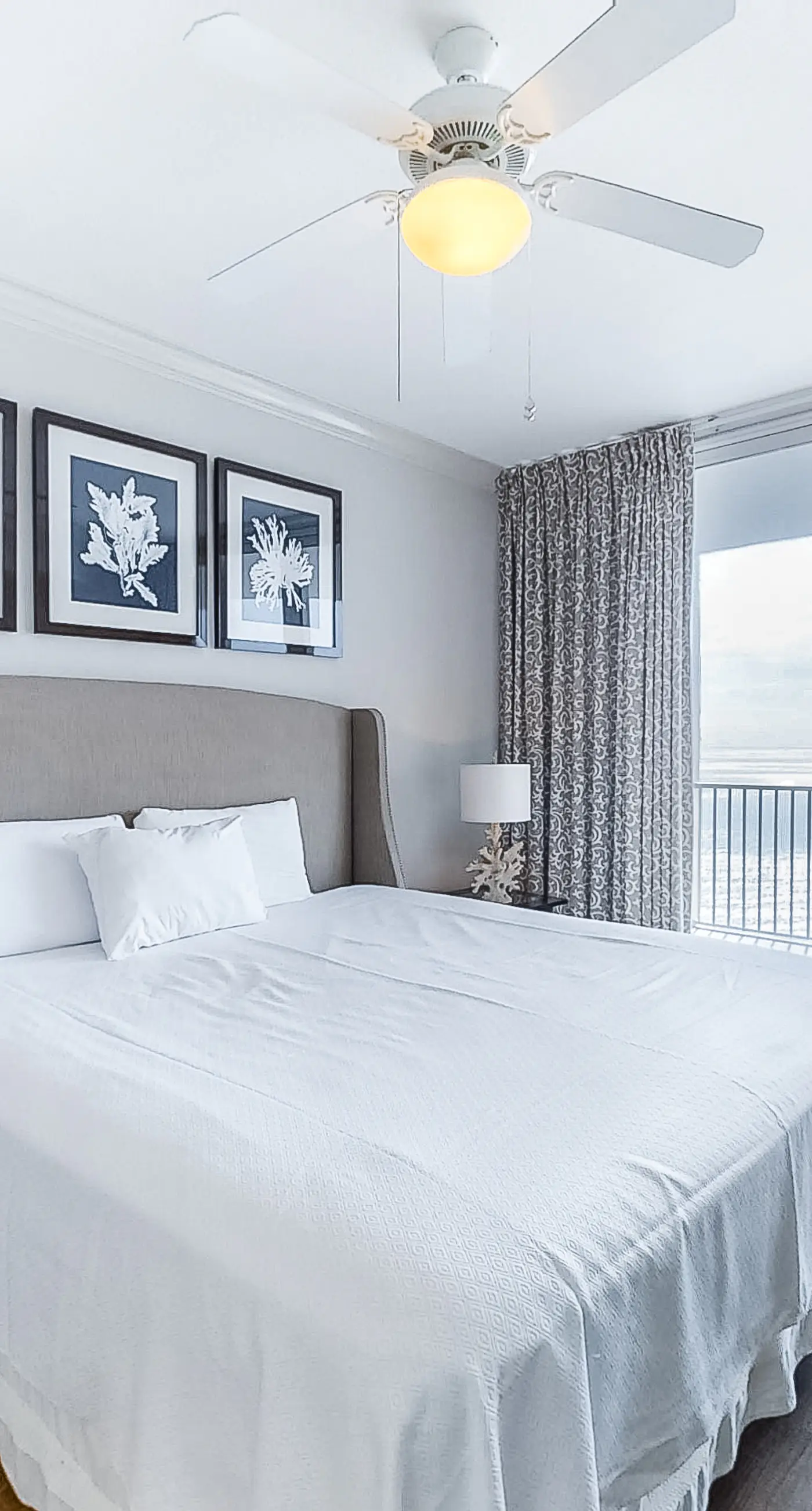 Gulf-front condo with pool, sauna, washer dryer, central AC, & gym