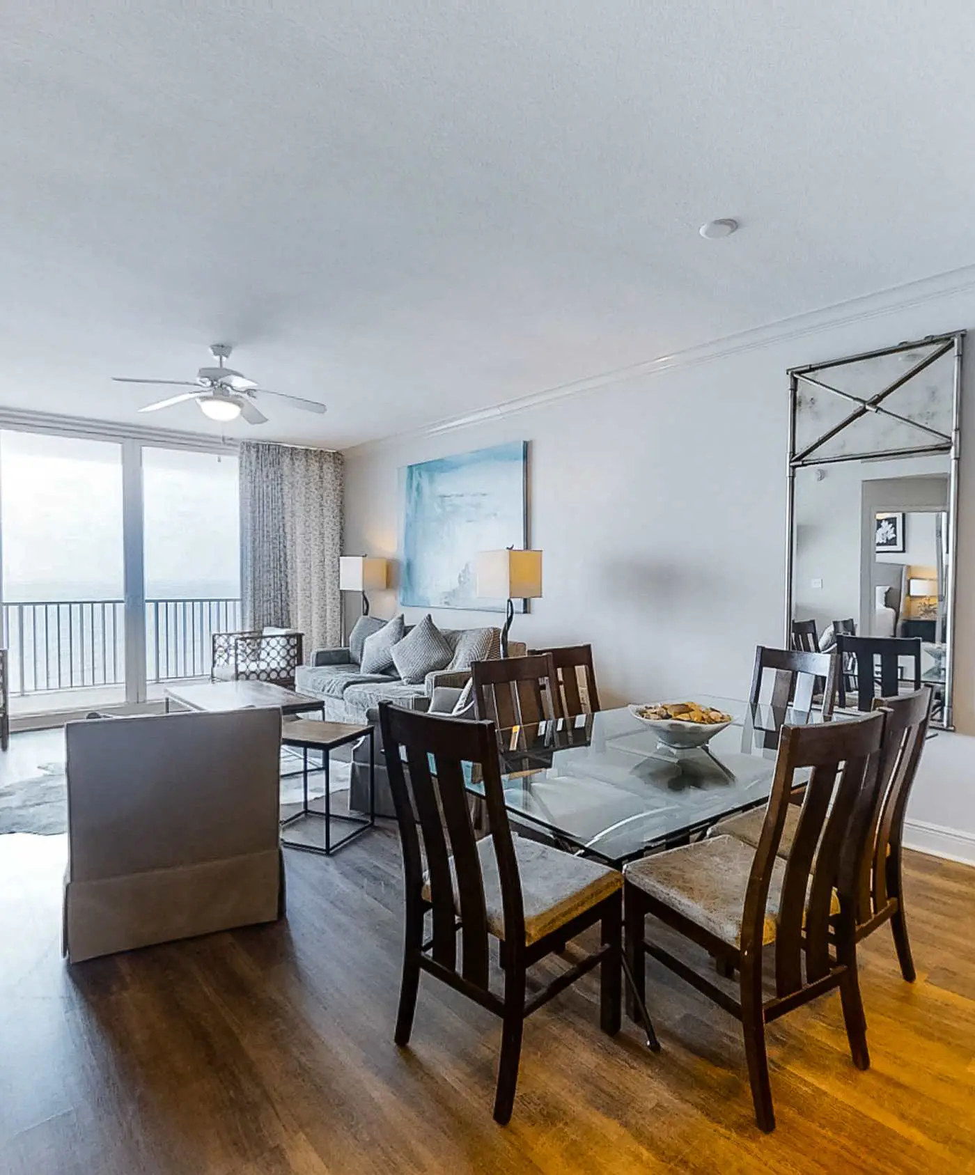 Gulf-front condo with pool, sauna, washer dryer, central AC, & gym