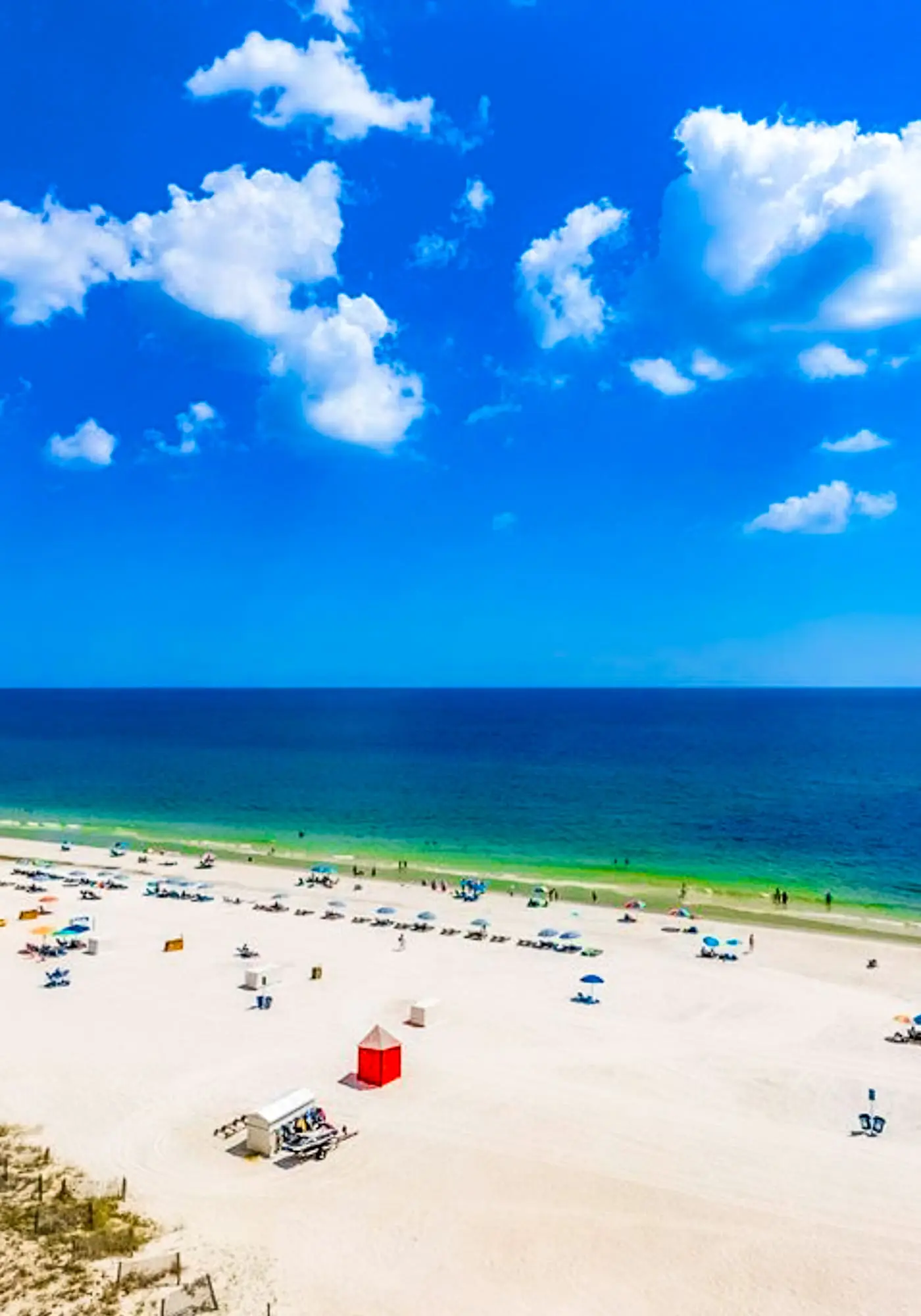 Gulf-front condo with pool, sauna, washer dryer, central AC, & gym