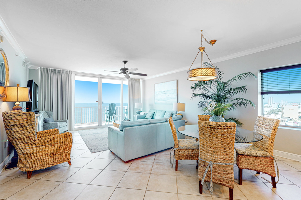 Gulf-front condo with pool, sauna, washer,dryer, cable, & central AC