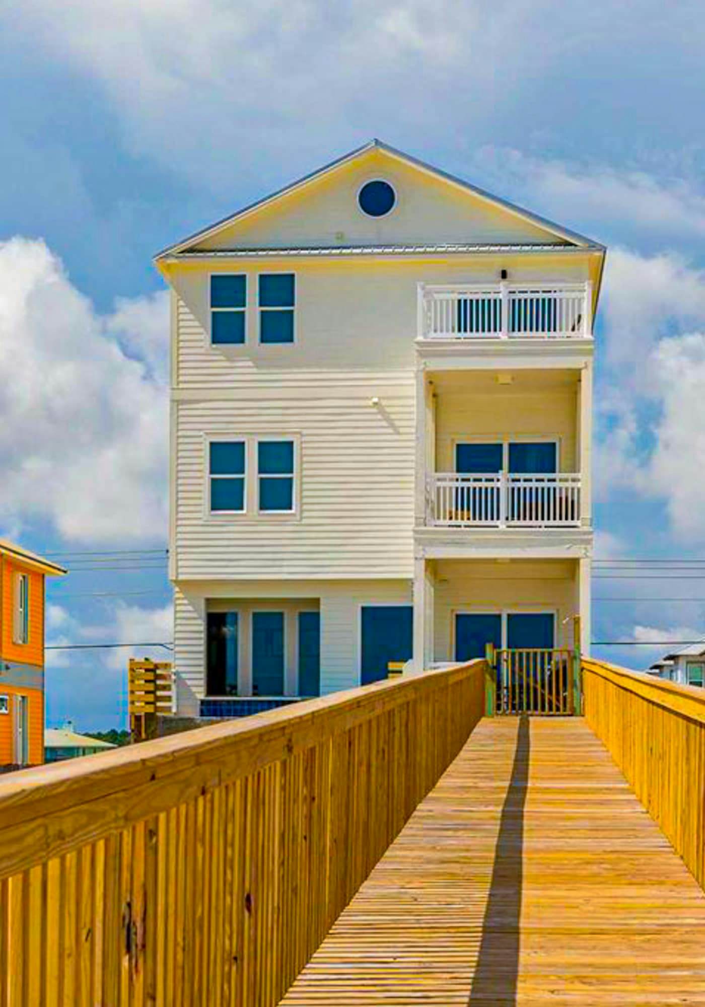 Beautiful Gulf-front house with private pool, lovely deck, & AC