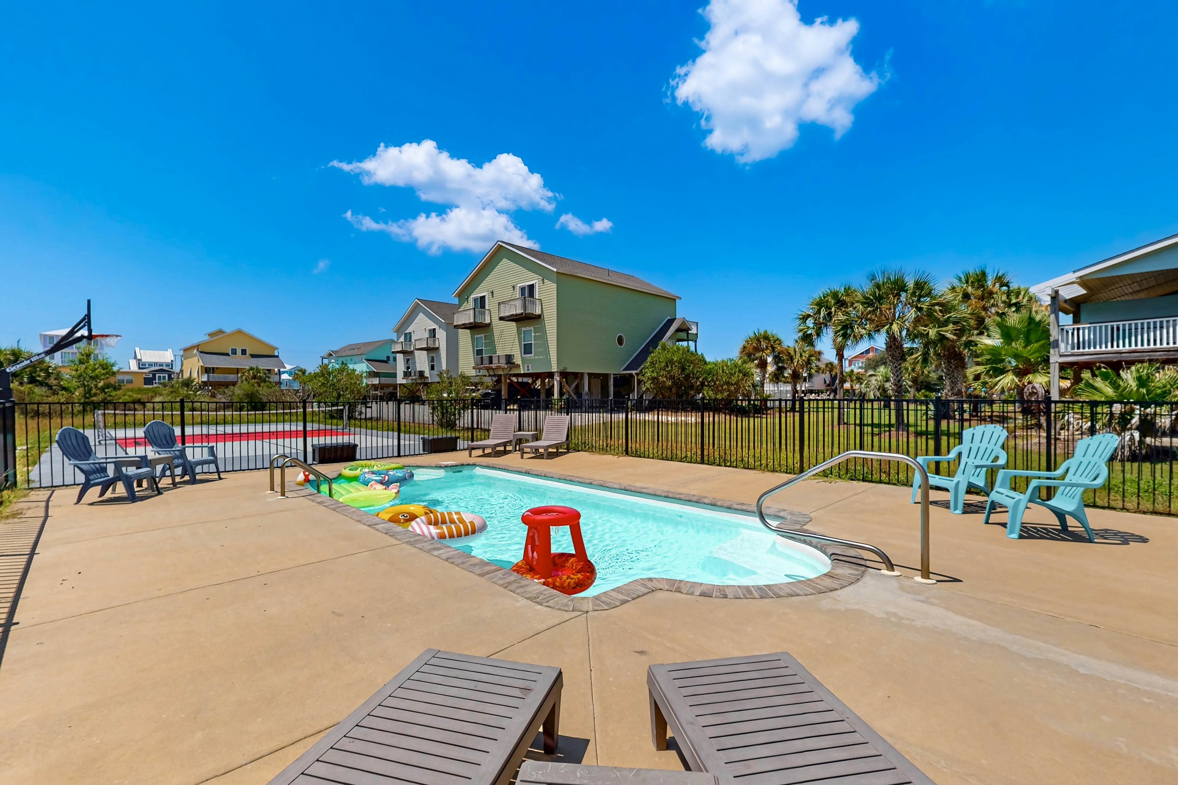 Dog-friendly home with private pool, hot tub, & pickleball,basketball court