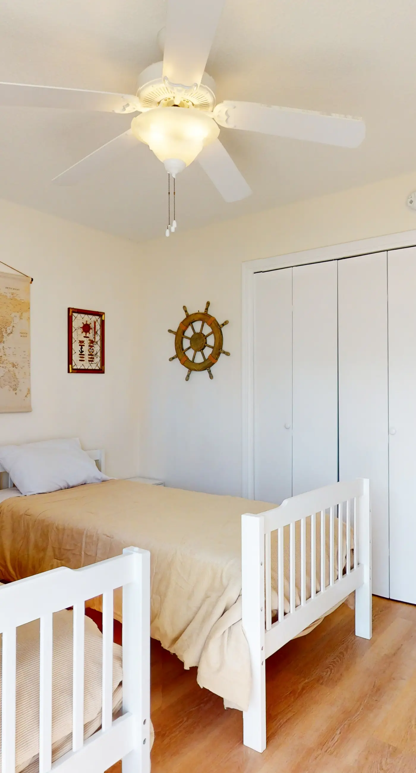 Beach-themed condo with shared pool, pier, and beach access