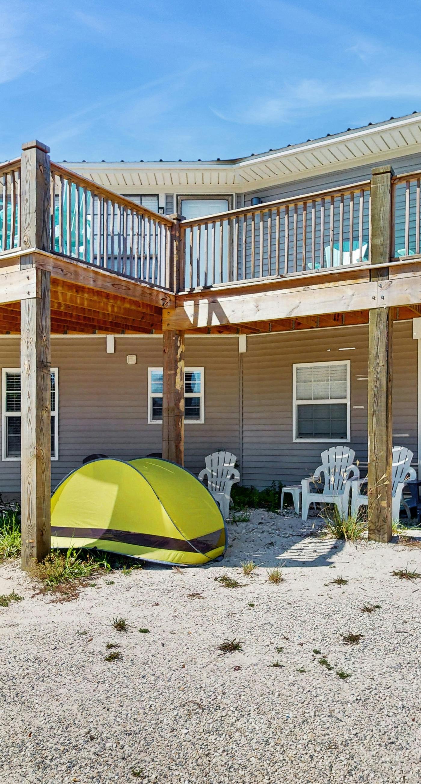 Downstairs duplex near the beach with full kitchen, WiFi, cable, partial AC