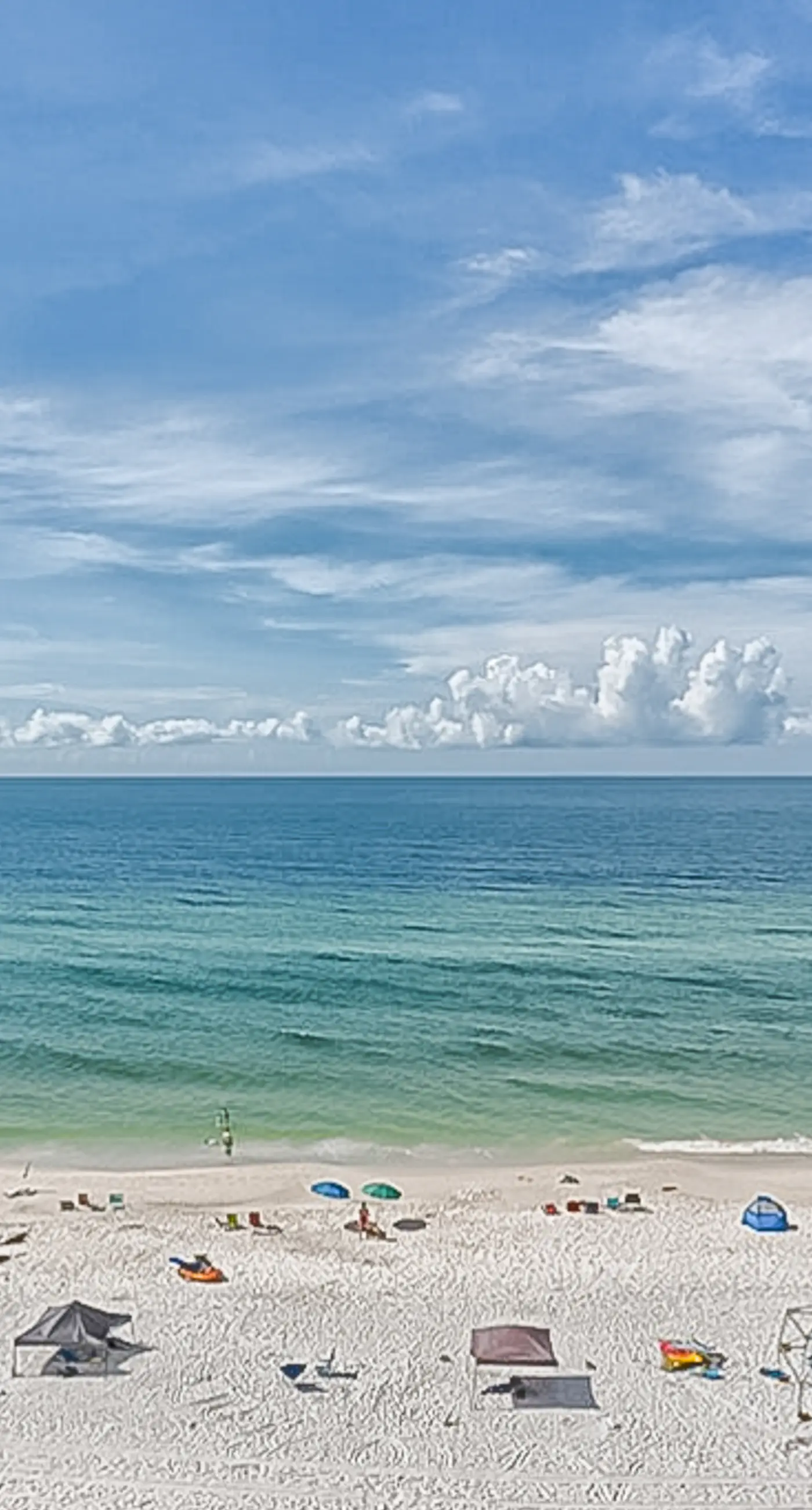 Beachfront retreat with outdoor pool, gulf views, & W/D - perfect for long stays