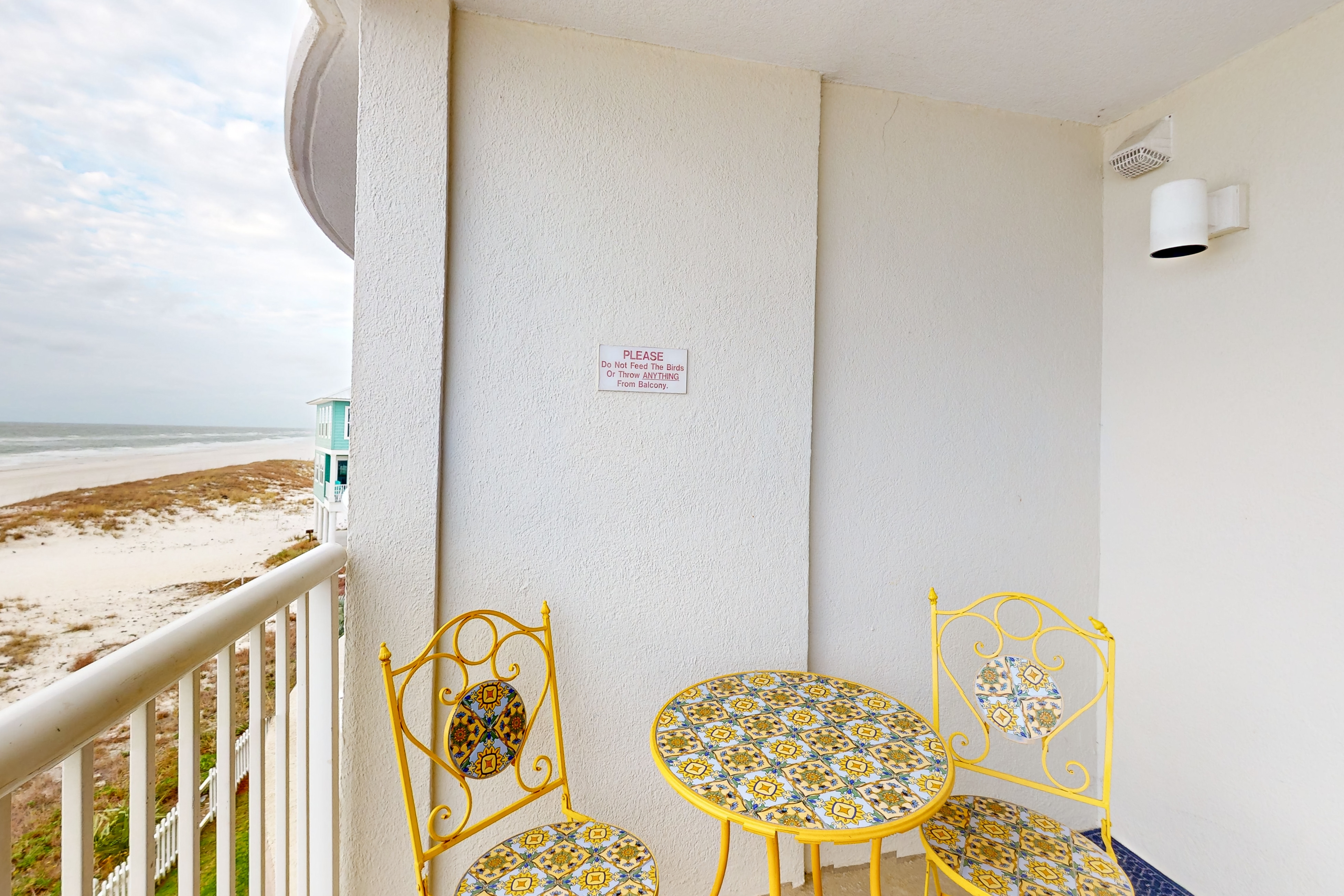 3rd-floor beachfront condo with pool, sauna, gym, hot tub, Gulf views, balcony