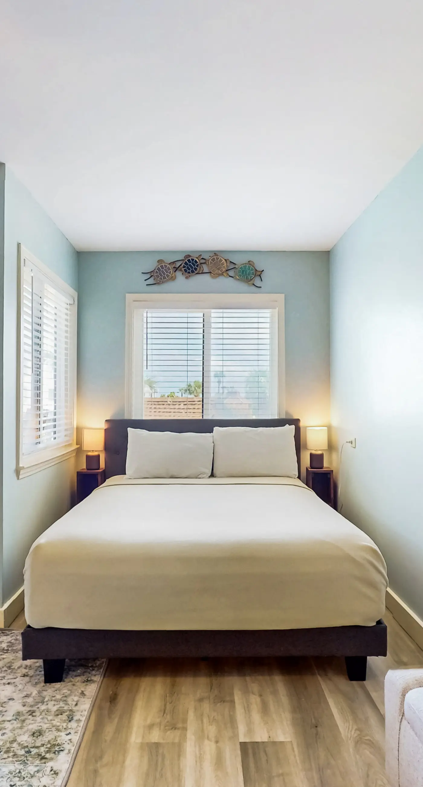 Pool view studio with onsite sauna, beach access, and pickleball courts