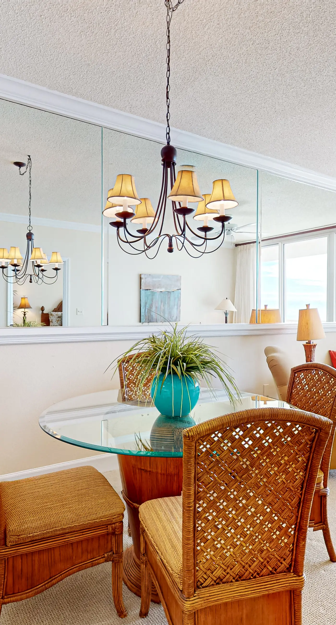 Gulf-front 10th-floor condo with beach views, sauna, gym, volleyball, pools, AC