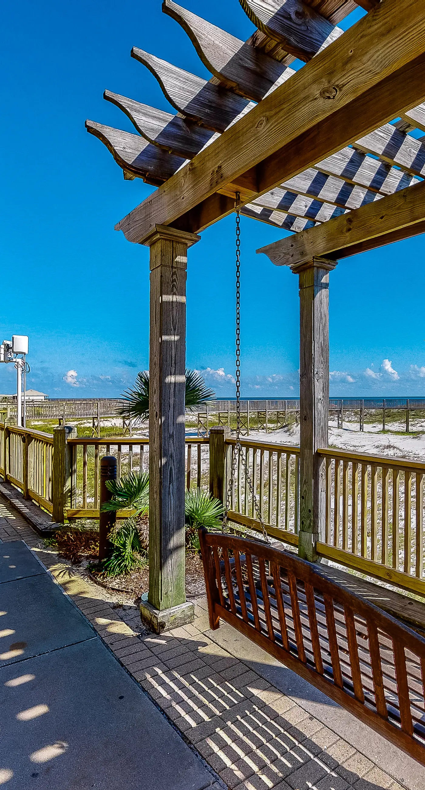 Gulf-front 10th-floor condo with beach views, sauna, gym, volleyball, pools, AC