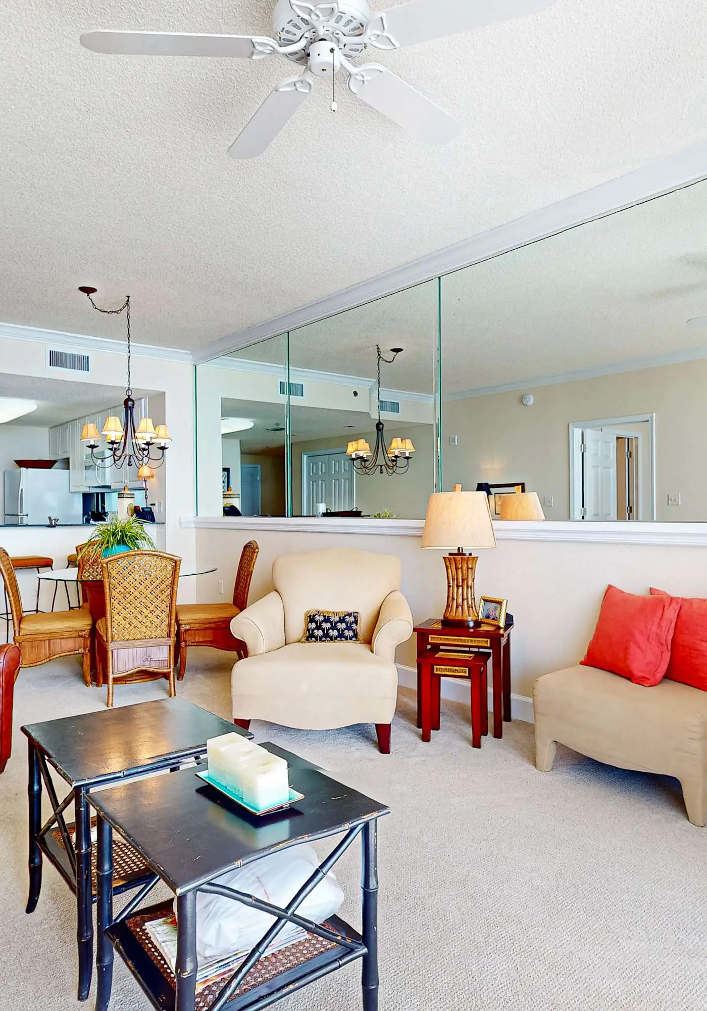 Gulf-front 10th-floor condo with beach views, sauna, gym, volleyball, pools, AC