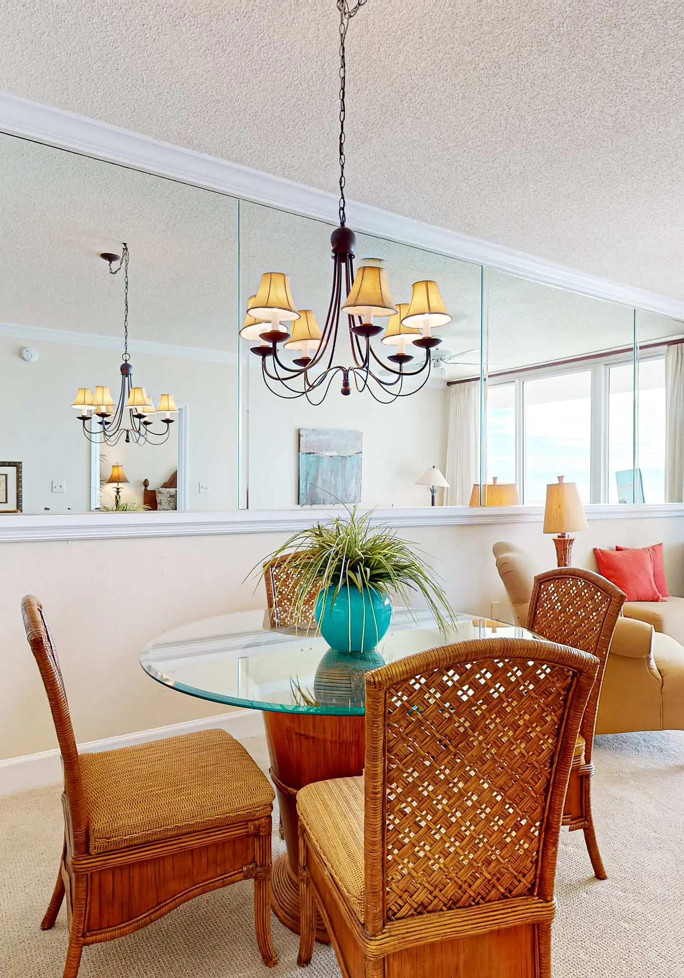 Gulf-front 10th-floor condo with beach views, sauna, gym, volleyball, pools, AC