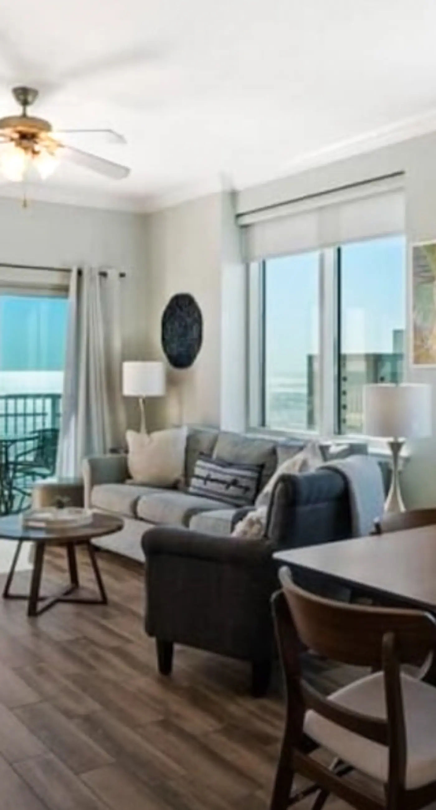 Gorgeous Gulf view condo with indoor,outdoor pools, hot tubs, gym, & balconies