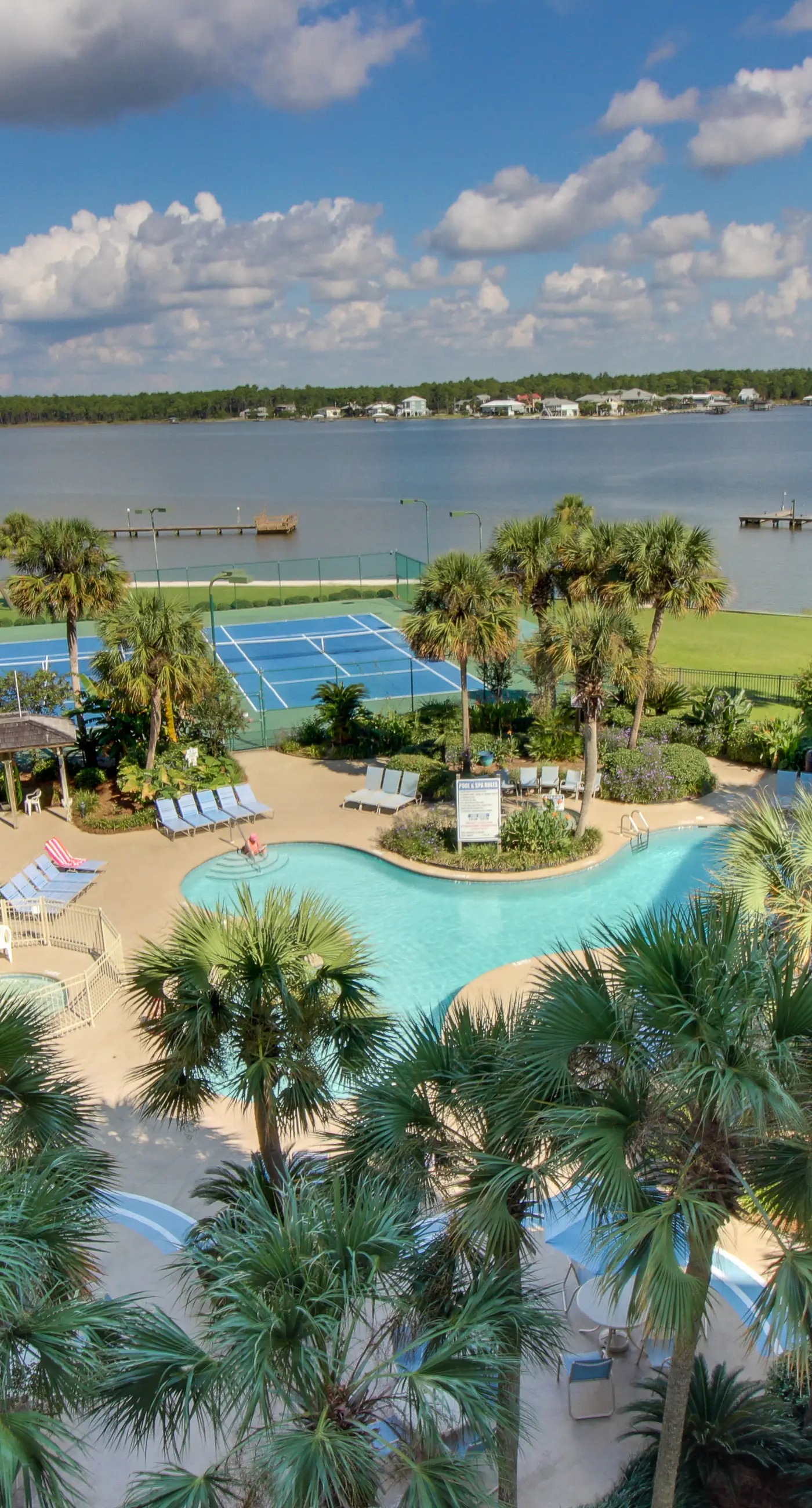 Completely renovated gulf view condo with pool, hot tub, tennis, and pickleball