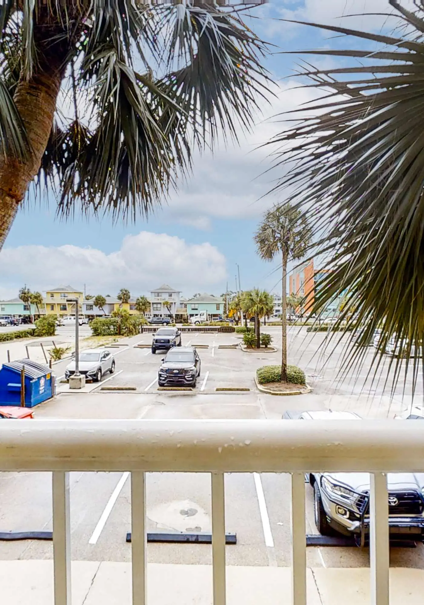 Sunny gulf-front condo with private balcony, shared outdoor pool, great views