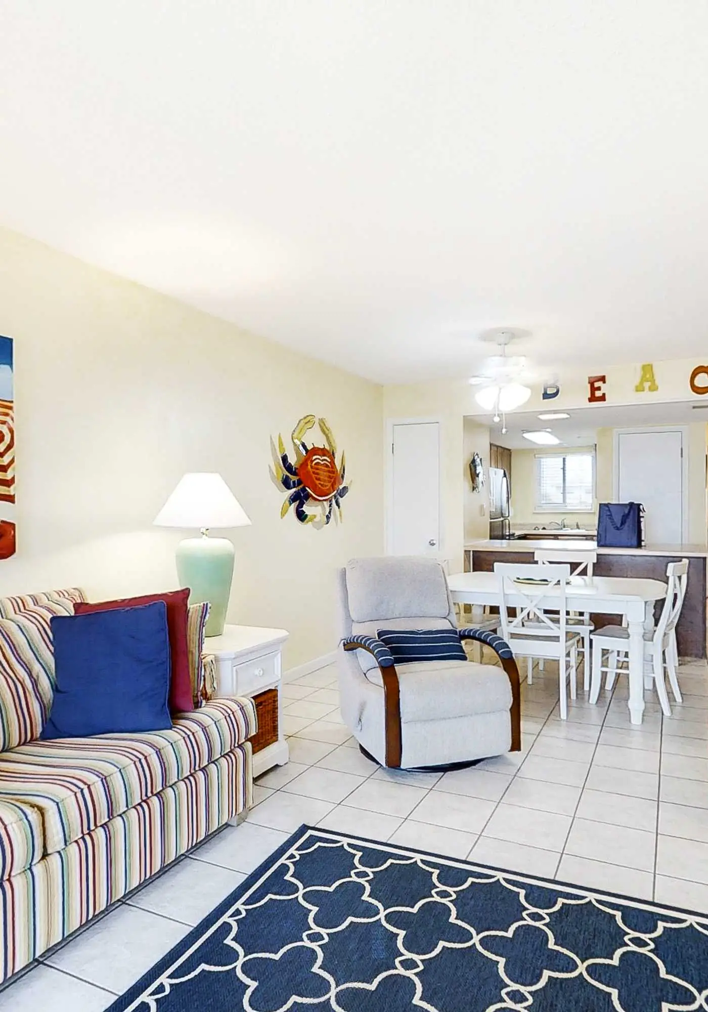Sunny gulf-front condo with private balcony, shared outdoor pool, great views