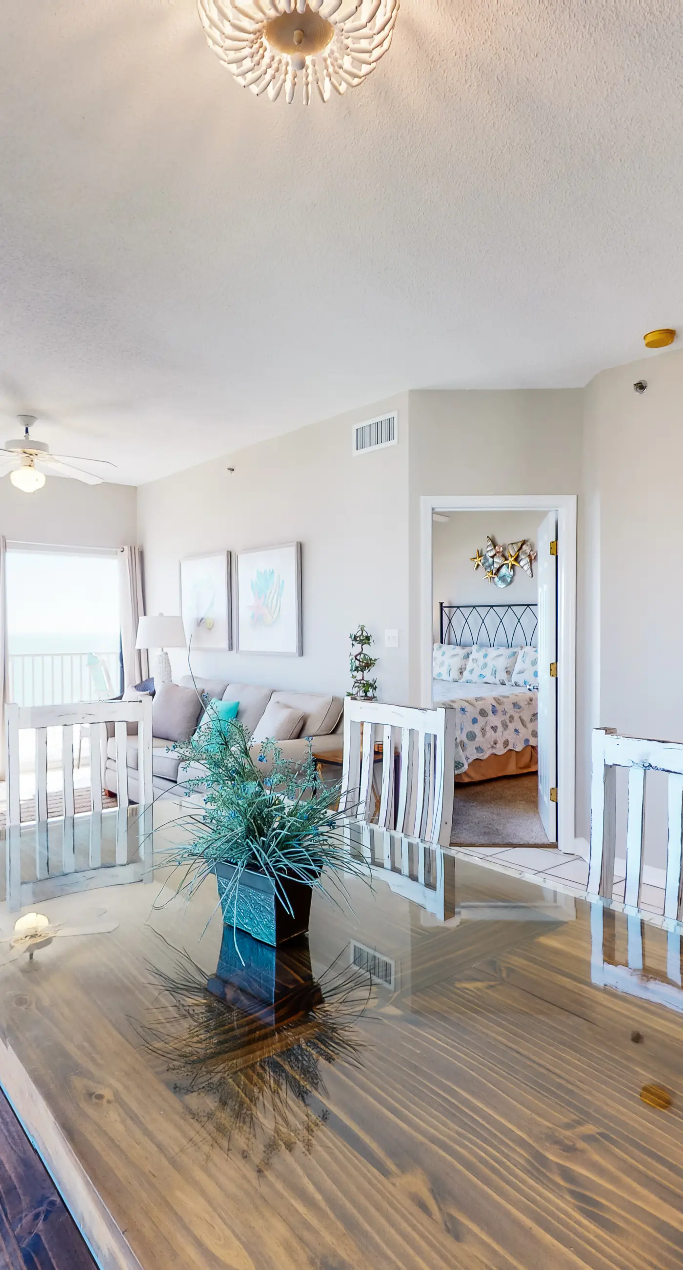 Beachfront vacation home with spacious balconies, beach access, pools & hot tub