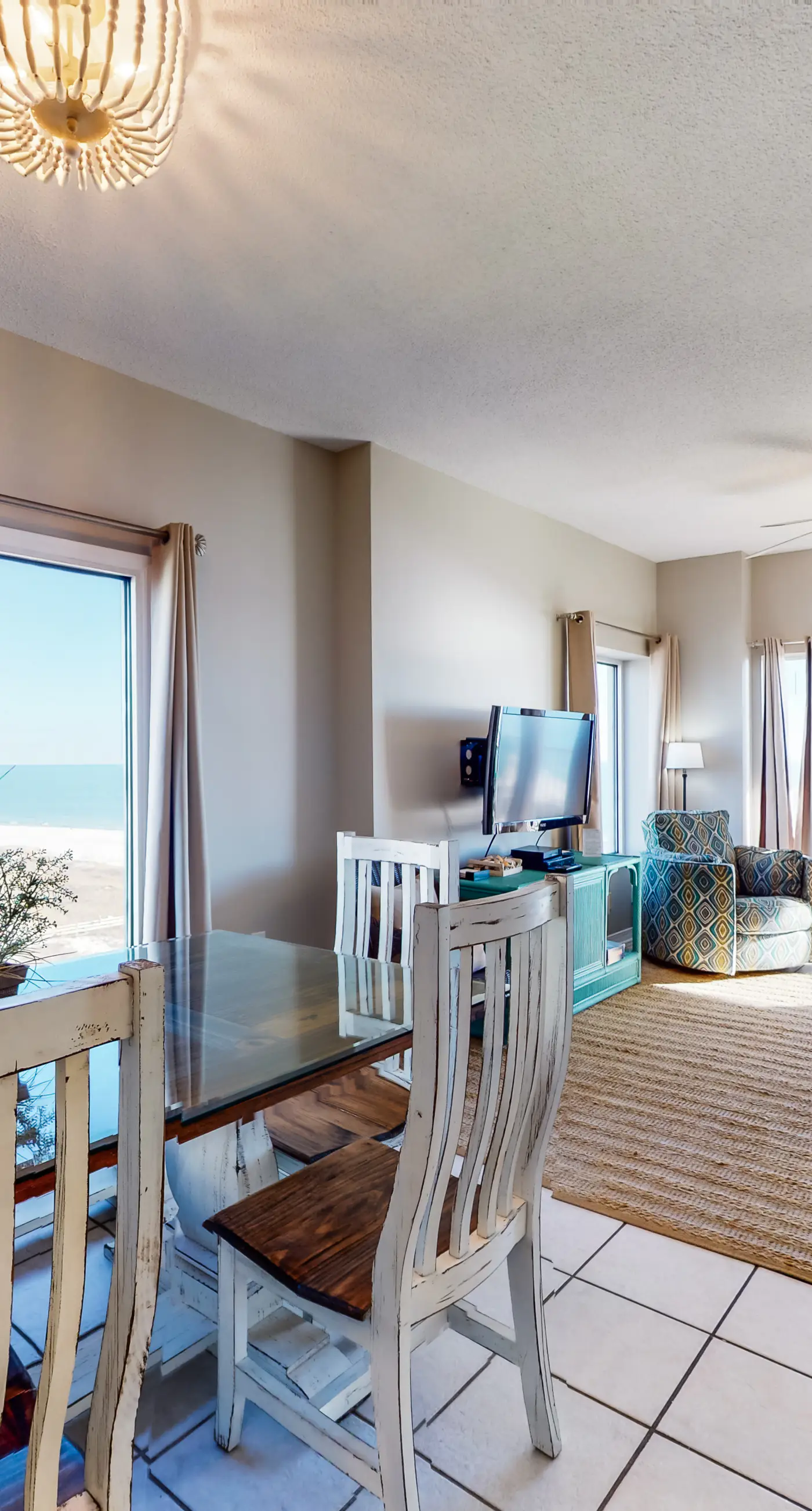 Beachfront vacation home with spacious balconies, beach access, pools & hot tub