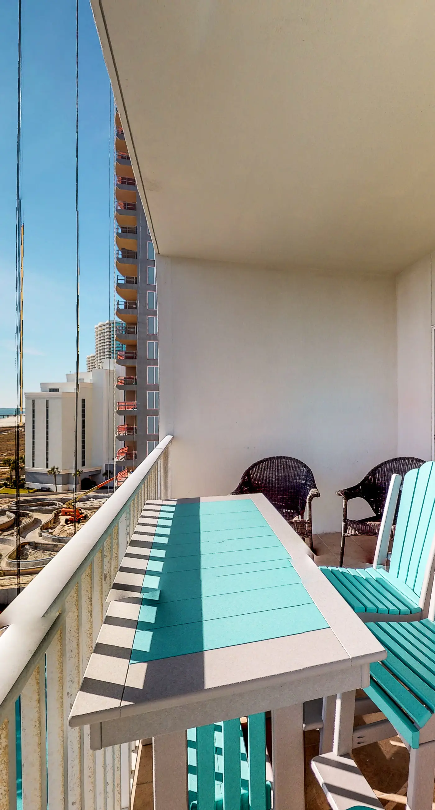 Beachfront vacation home with spacious balconies, beach access, pools & hot tub